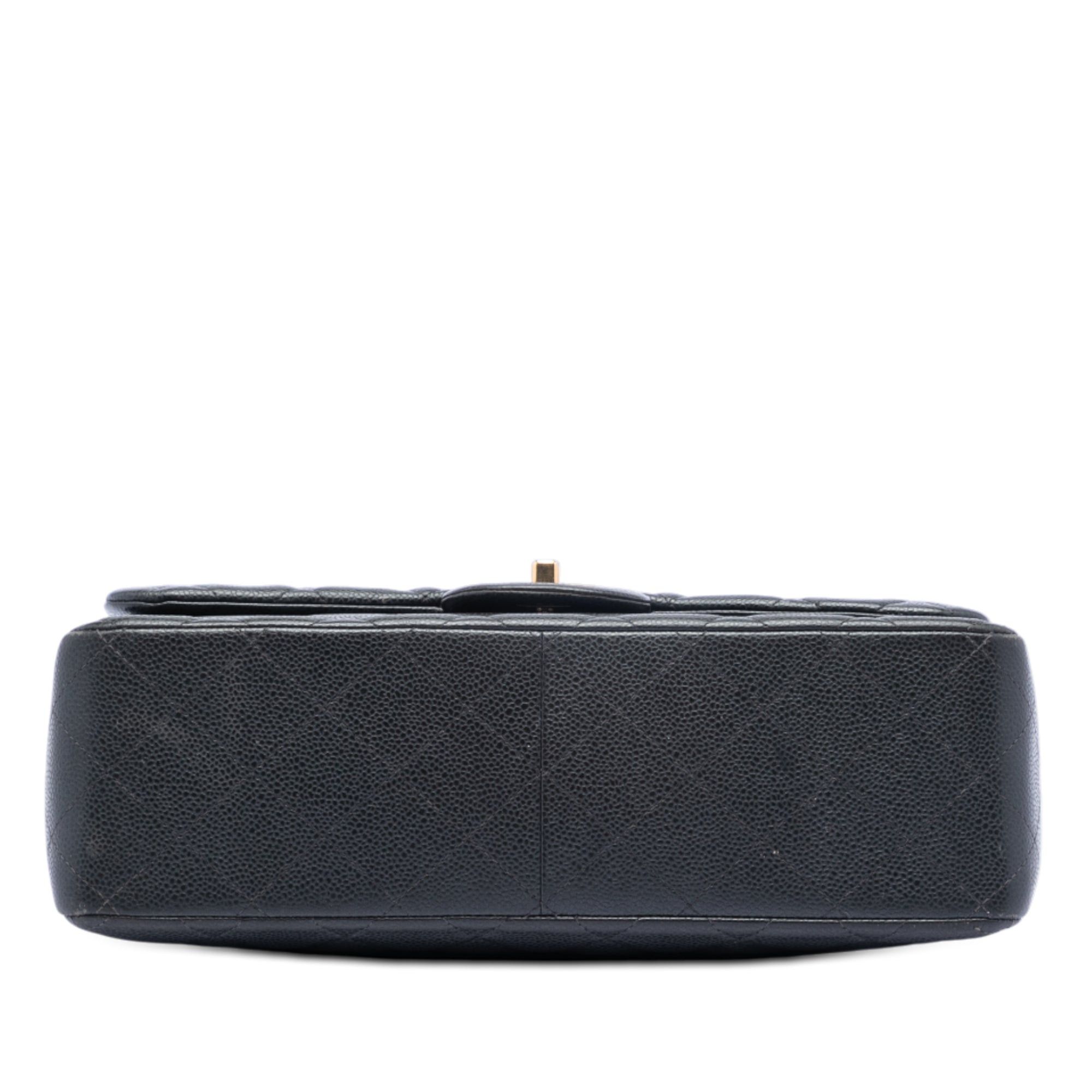 Chanel Jumbo Classic Caviar Double Flap Size ONE SIZE - 3 Thumbnail