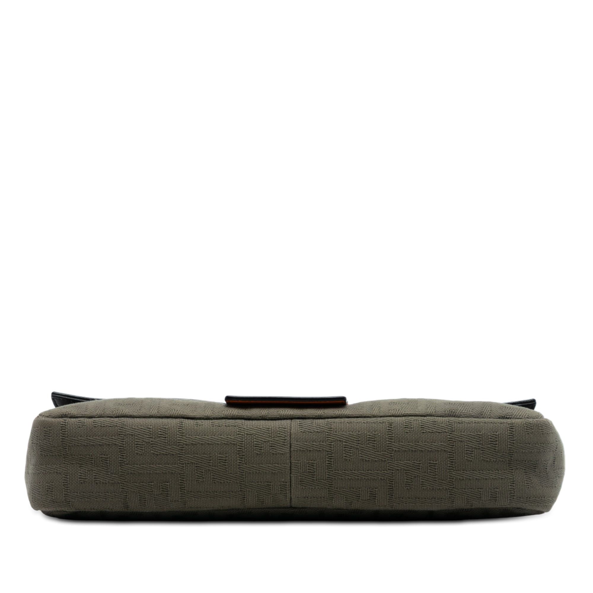 Fendi Large Zucca Canvas and Leather Convertible Belt Baguette Size ONE SIZE - 3 Thumbnail
