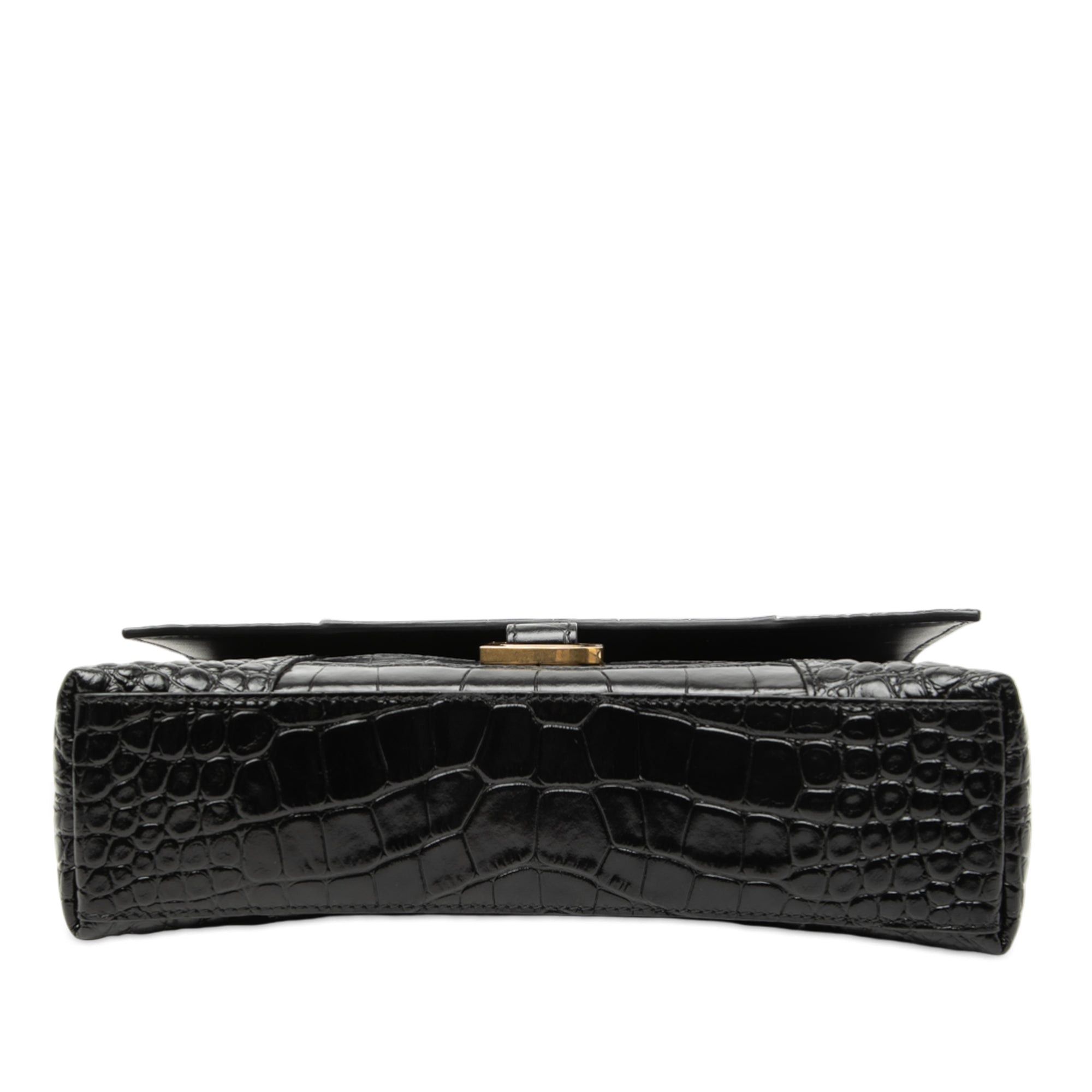 Balenciaga Croc Embossed Leather Downtown Crossbody XS Size ONE SIZE - 3 Thumbnail