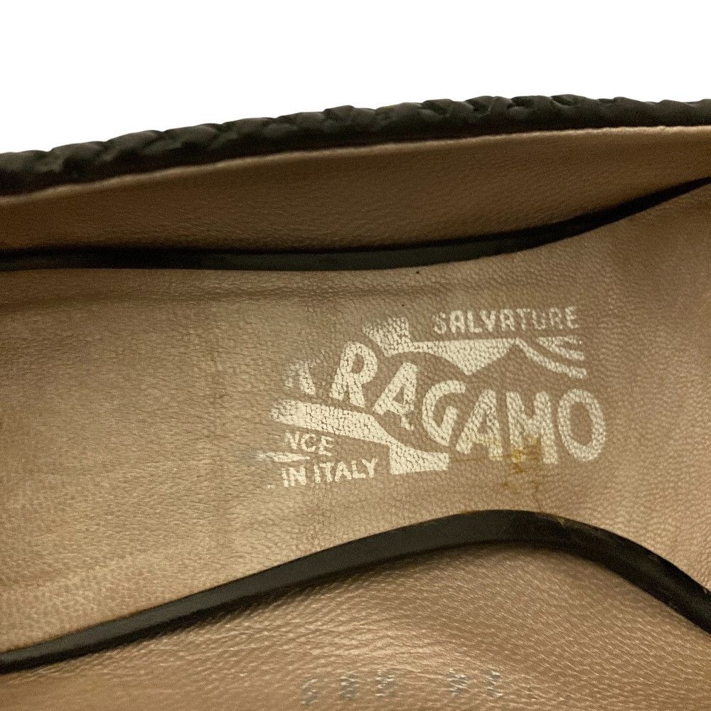 Salvatore Ferragamo Salvatore Ferragamo Salvatore Ferragamo Leather Open Toe Pumps Leather Shoes DUTY FREE for USA Size ONE SIZE - 5 Thumbnail