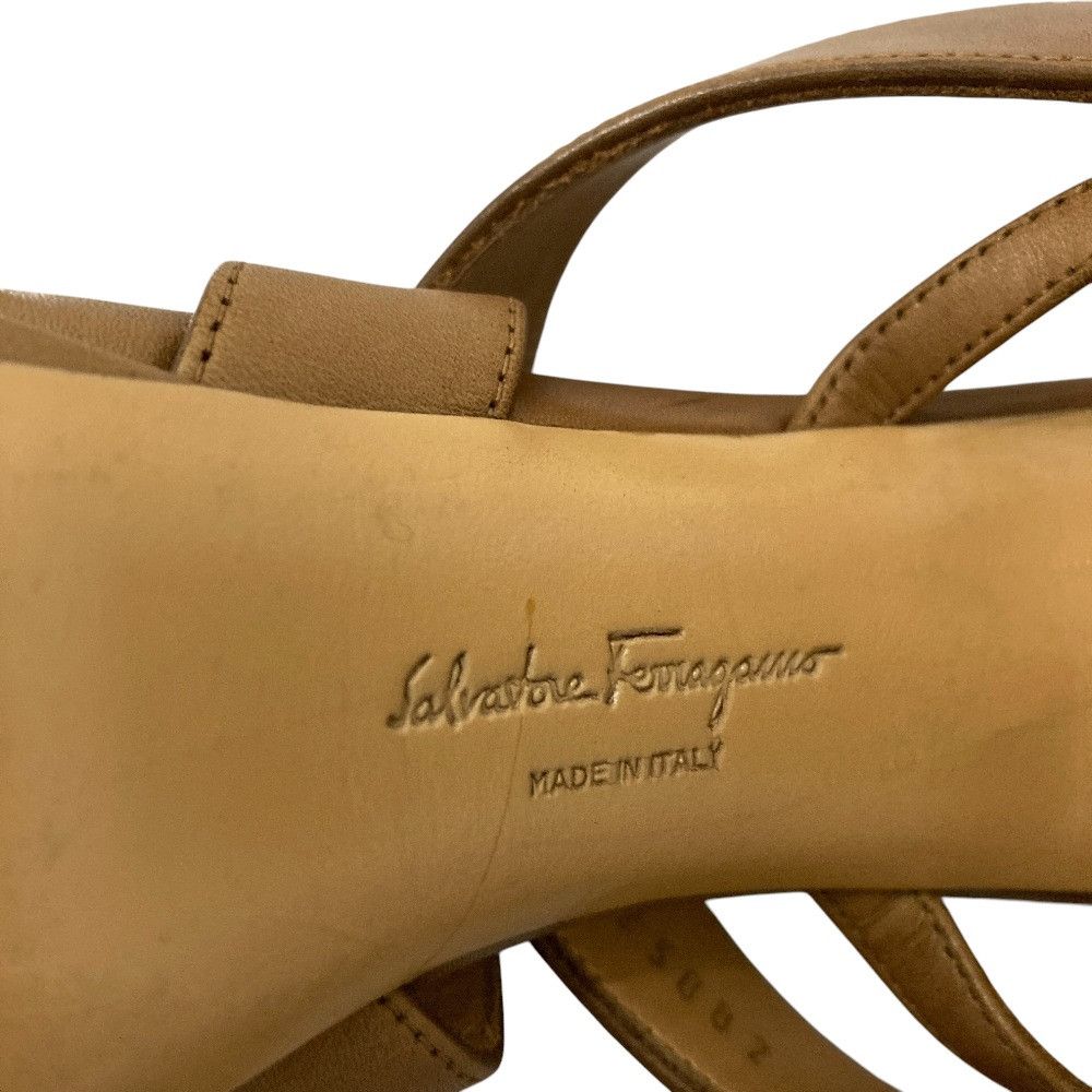 Salvatore Ferragamo Salvatore Ferragamo Salvatore Ferragamo Leather Sandals Leather Shoes DUTY FREE for USA Size ONE SIZE - 8 Thumbnail