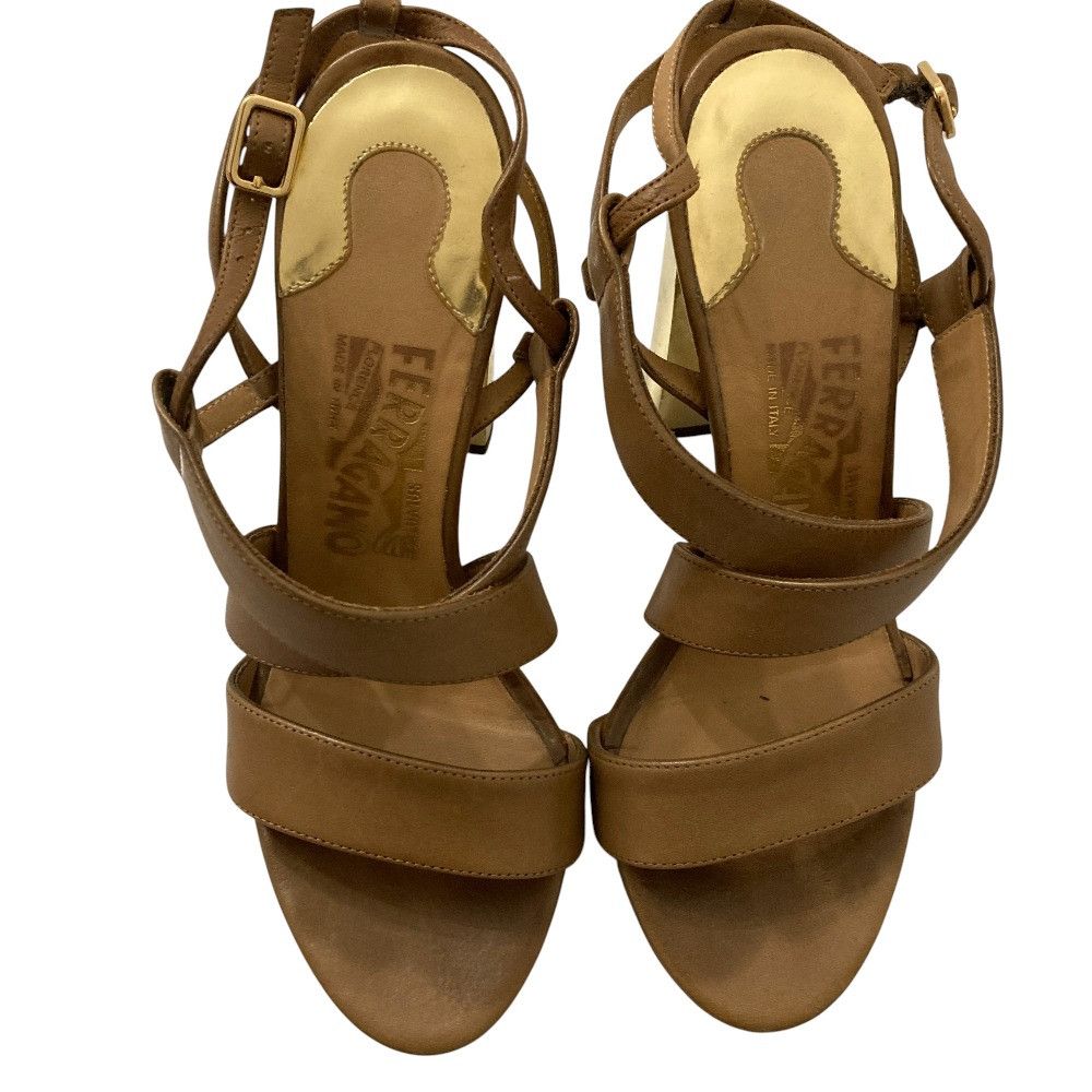 Salvatore Ferragamo Salvatore Ferragamo Salvatore Ferragamo Leather Sandals Leather Shoes DUTY FREE for USA Size ONE SIZE - 2 Thumbnail