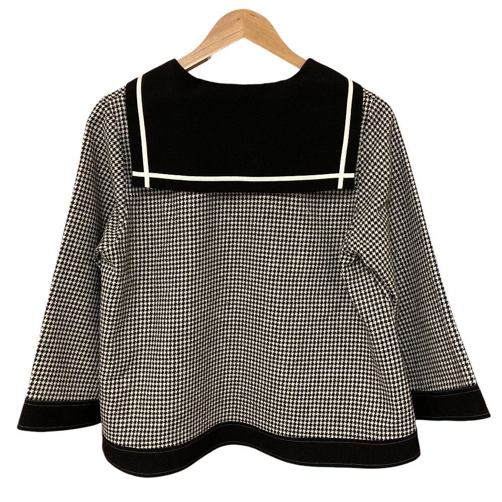 Other Other Olleborebla Embroidered Houndstooth Shirt Textile Tops DUTY FREE for USA Size ONE SIZE - 2 Thumbnail