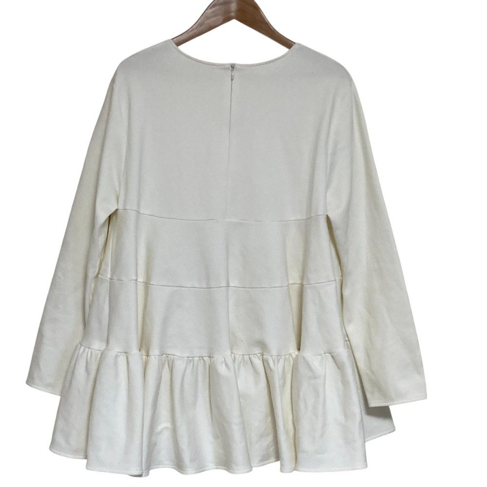 Other Other yori Nukunuku Tiered Frill Blouse Textile Tops DUTY FREE for USA Size ONE SIZE - 2 Thumbnail