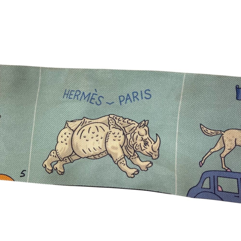 Hermes Hermes Hermès Parade Silk Scarf Textile Scarf DUTY FREE for USA Size ONE SIZE - 11 Thumbnail