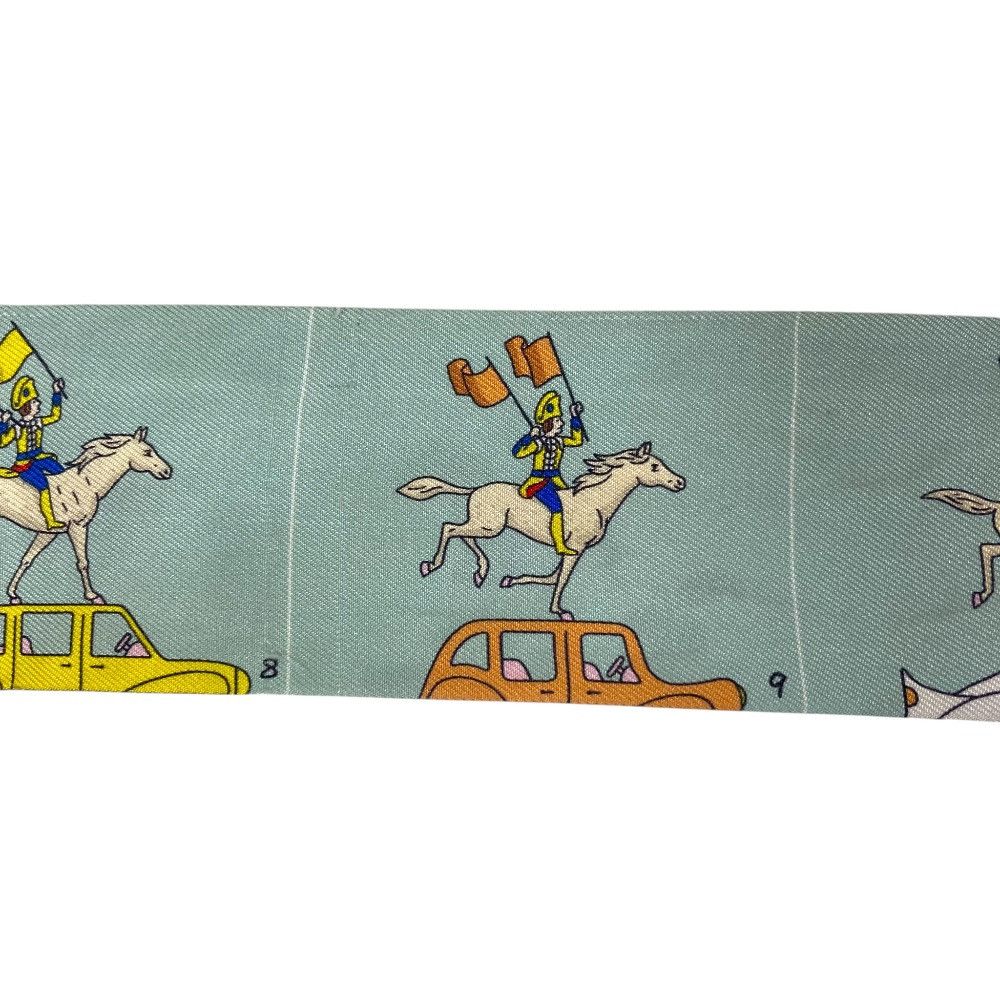 Hermes Hermes Hermès Parade Silk Scarf Textile Scarf DUTY FREE for USA Size ONE SIZE - 7 Thumbnail