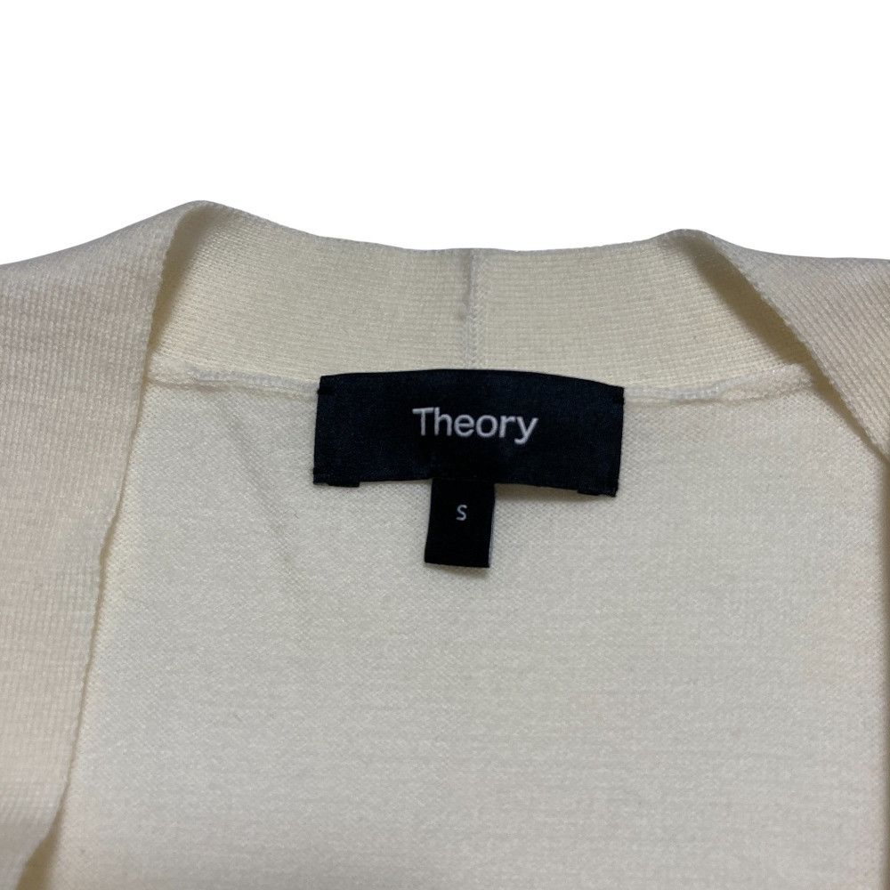 Theory Theory Theory DROP SHOULDER CARDI Silky Wool Long Cardigan Textile Tops DUTY FREE for USA Size ONE SIZE - 5 Thumbnail