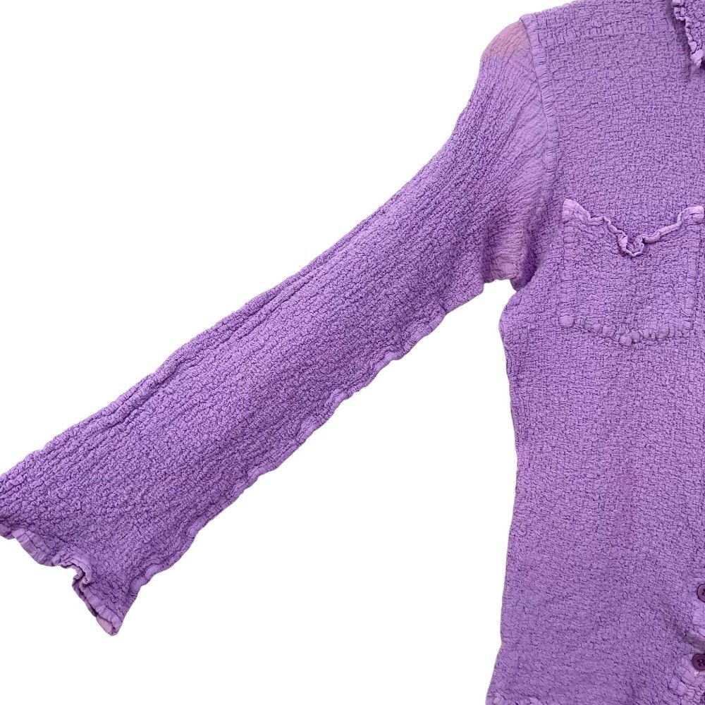 Issey Miyake me ISSEY MIYAKE Cauliflower Pleats Shirt Jacket 
