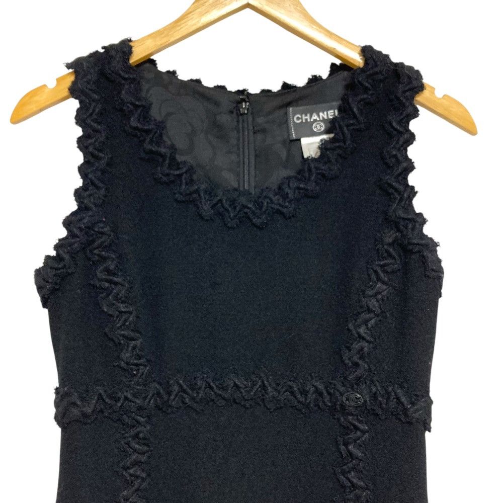 Chanel Chanel Chanel Coco Mark Tweed Dress Textile Dresses P31338 DUTY FREE for USA Size ONE SIZE - 4 Thumbnail