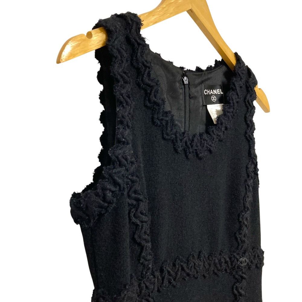 Chanel Chanel Chanel Coco Mark Tweed Dress Textile Dresses P31338 DUTY FREE for USA Size ONE SIZE - 7 Thumbnail