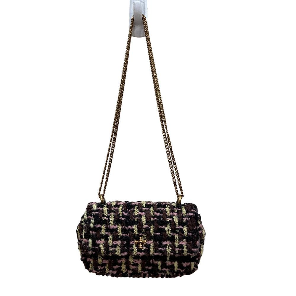 Tory Burch Tory Burch Tory Burch Kira Tweed Mini Flap Chain Shoulder Bag Textile Shoulder Bag DUTY FREE for USA Size ONE SIZE - 2 Thumbnail