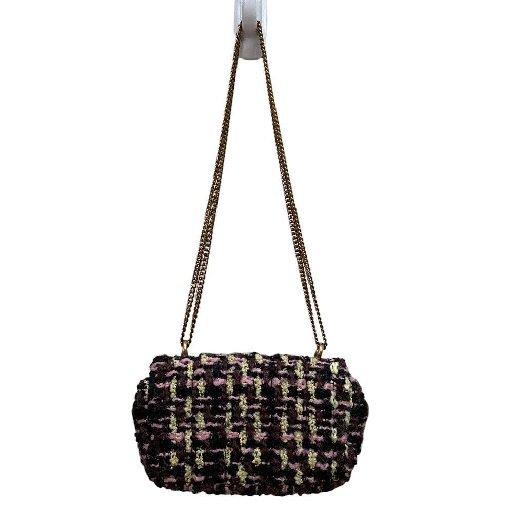Tory Burch Tory Burch Tory Burch Kira Tweed Mini Flap Chain Shoulder Bag Textile Shoulder Bag DUTY FREE for USA Size ONE SIZE - 5 Thumbnail