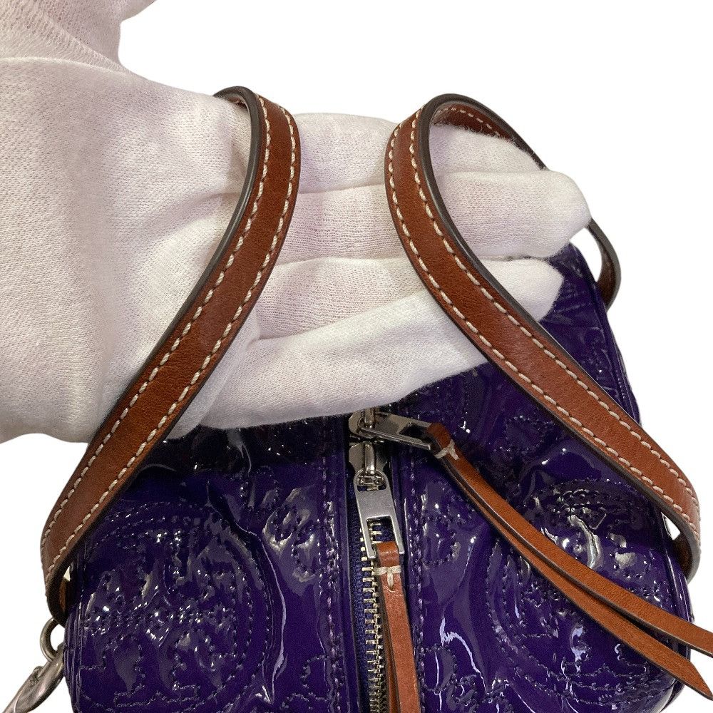 Tory Burch Tory Burch Tory Burch T Monogram Patent Cube Shoulder Bag Leather Shoulder Bag DUTY FREE for USA Size ONE SIZE - 14 Thumbnail