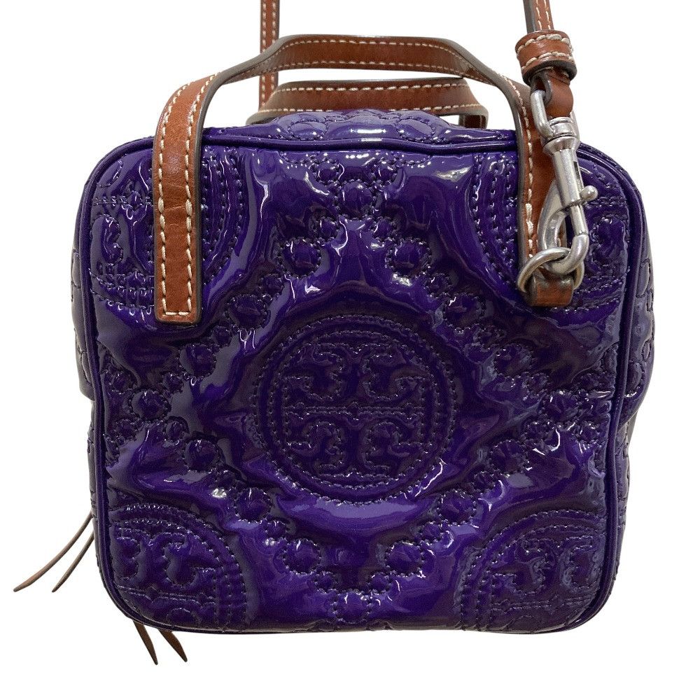 Tory Burch Tory Burch Tory Burch T Monogram Patent Cube Shoulder Bag Leather Shoulder Bag DUTY FREE for USA Size ONE SIZE - 2 Thumbnail