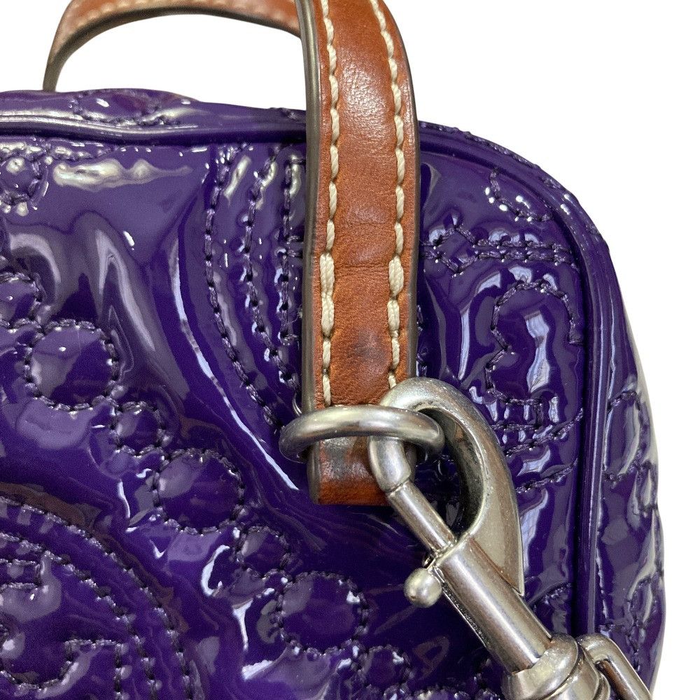 Tory Burch Tory Burch Tory Burch T Monogram Patent Cube Shoulder Bag Leather Shoulder Bag DUTY FREE for USA Size ONE SIZE - 16 Thumbnail