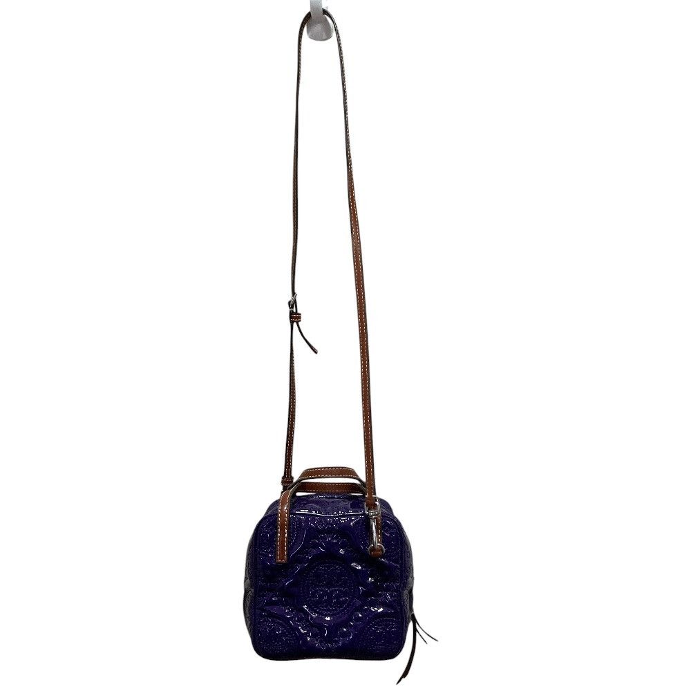 Tory Burch Tory Burch Tory Burch T Monogram Patent Cube Shoulder Bag Leather Shoulder Bag DUTY FREE for USA Size ONE SIZE - 3 Thumbnail