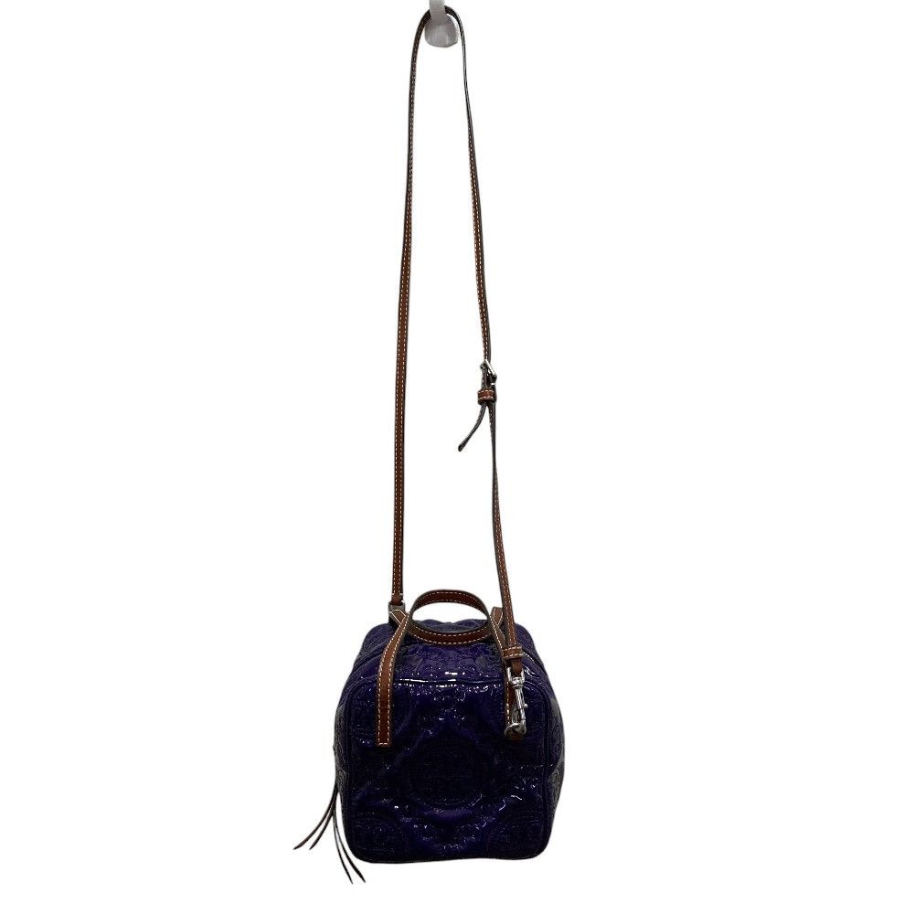 Tory Burch Tory Burch Tory Burch T Monogram Patent Cube Shoulder Bag Leather Shoulder Bag DUTY FREE for USA Size ONE SIZE - 4 Thumbnail