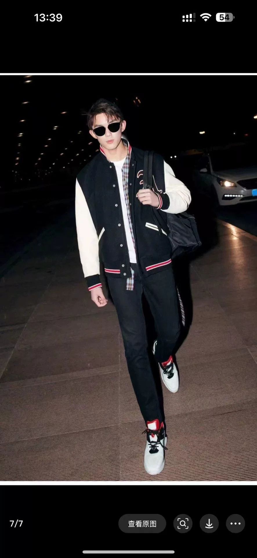 Gucci Gucci Leather Sleeve Baseball Jacket Size US S / EU 44-46 / 1 - 6 Thumbnail