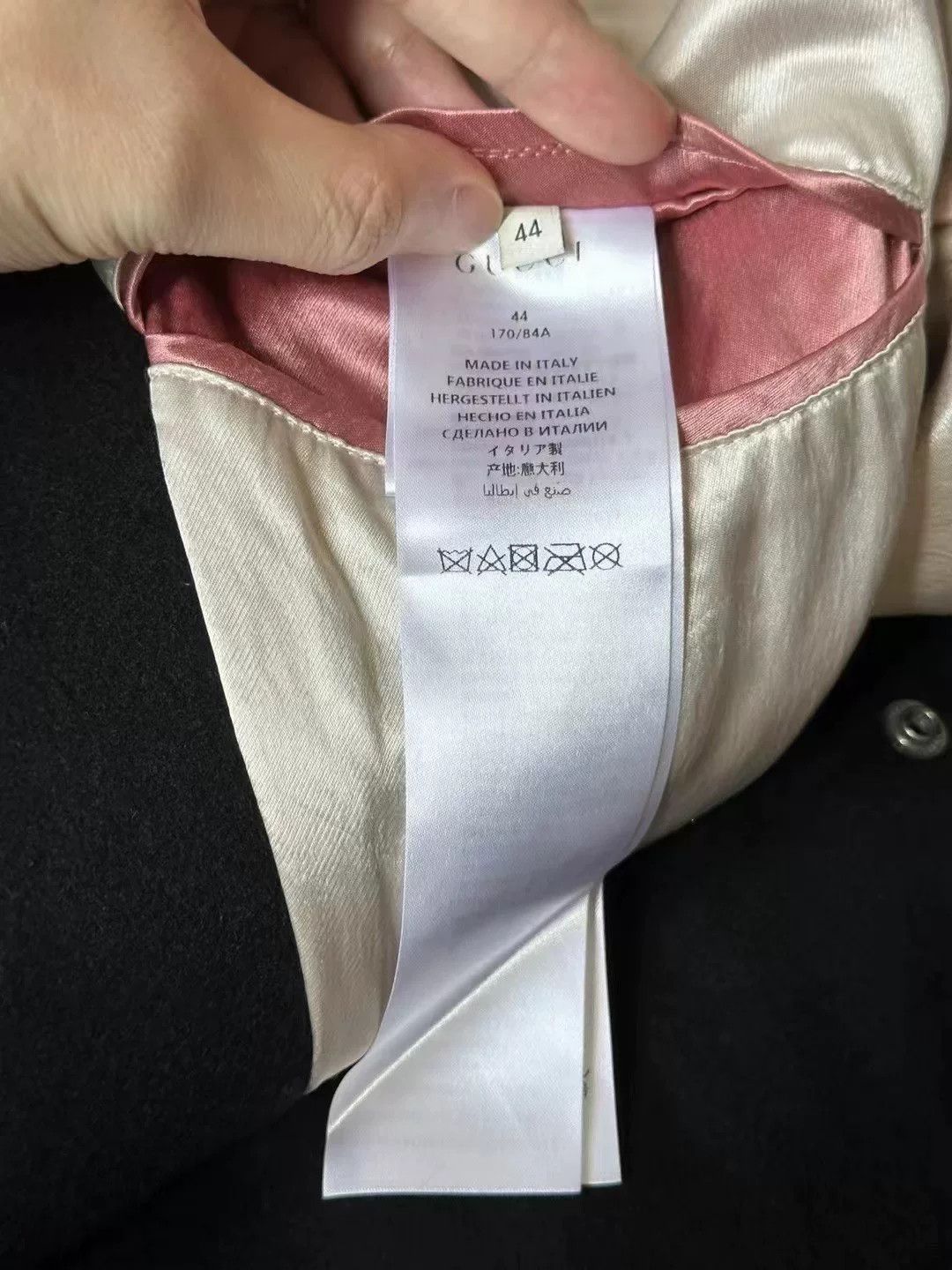 Gucci Gucci Leather Sleeve Baseball Jacket Size US S / EU 44-46 / 1 - 3 Thumbnail