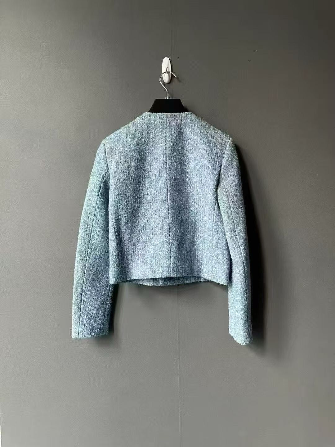 Celine Celine Double-Breasted Tweed Coat Size S / US 4 / IT 40 - 2 Thumbnail