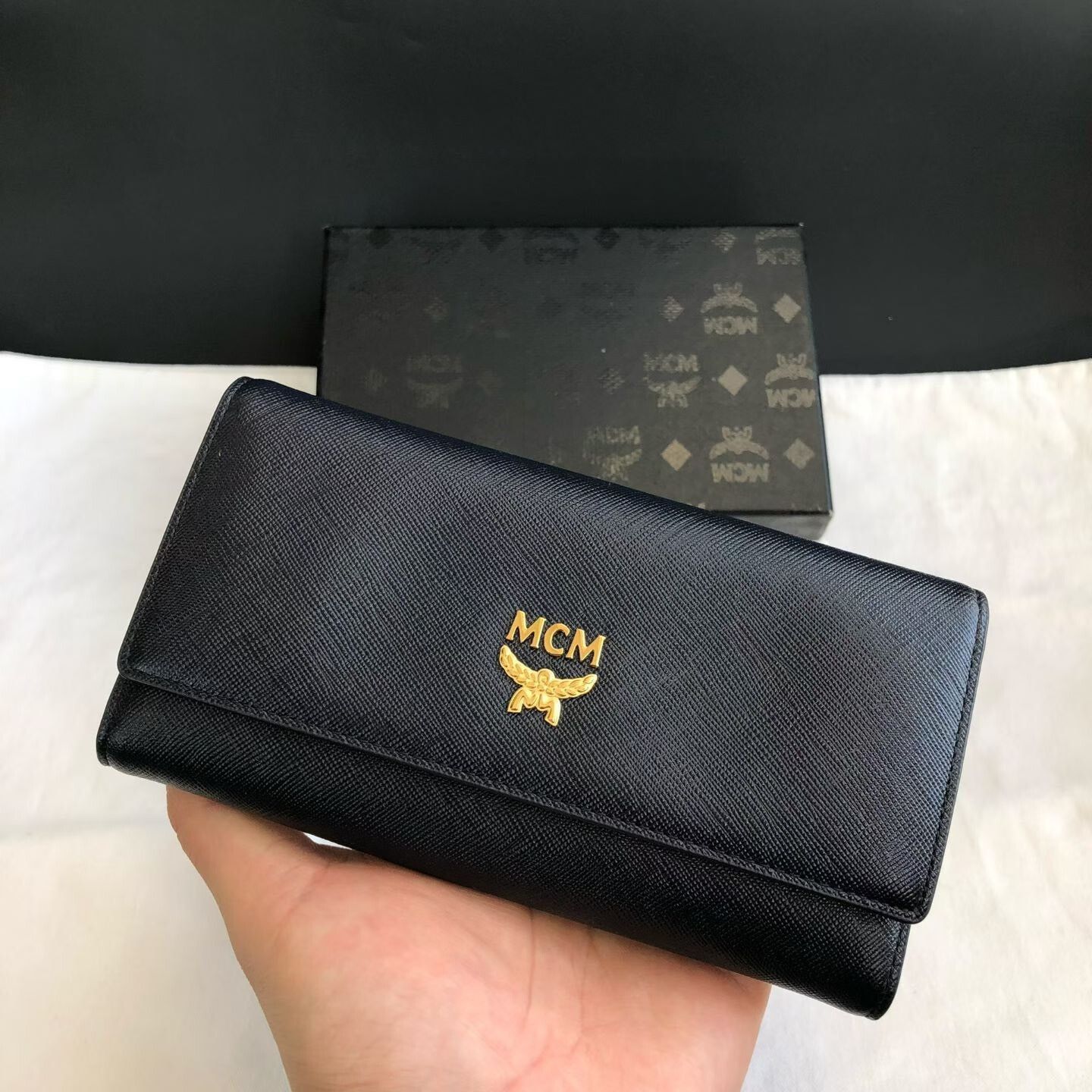MCM Classic Long Folded Wallet