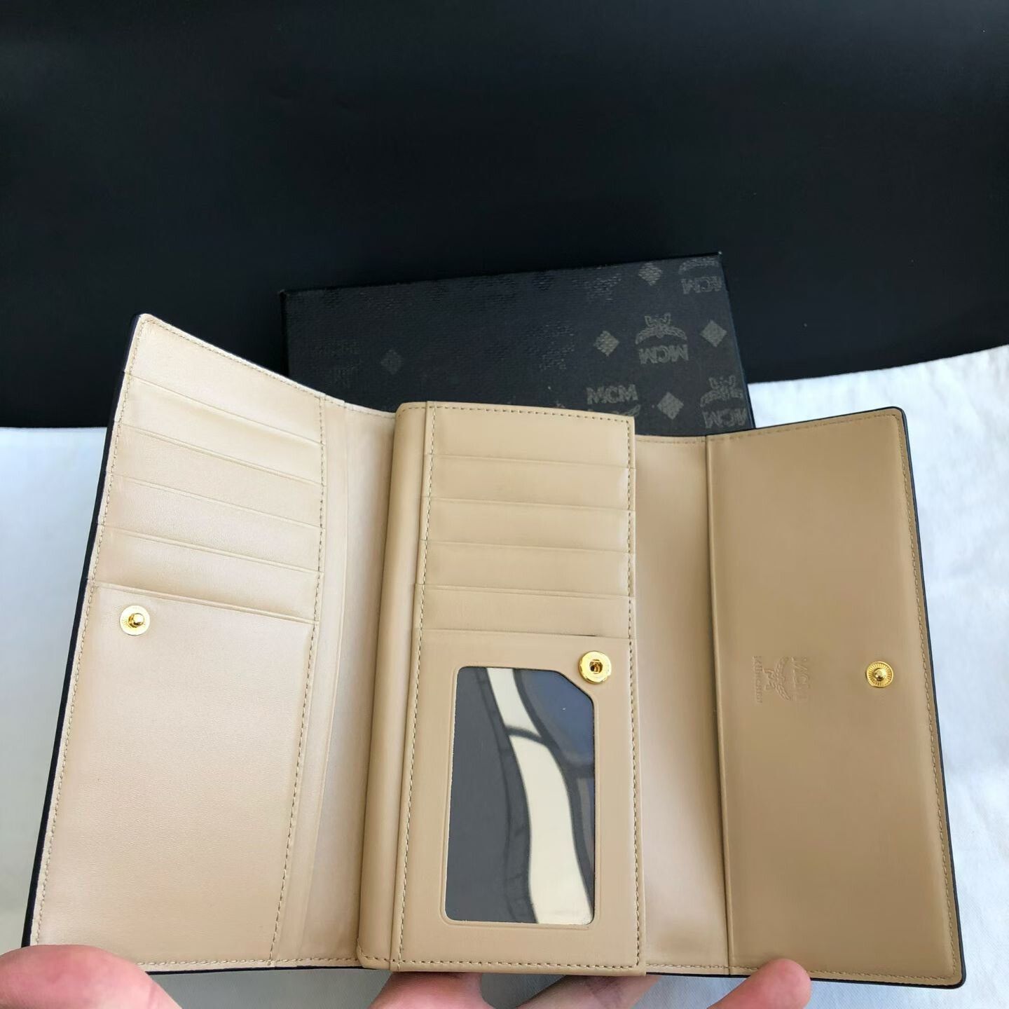 MCM Classic Long Folded Wallet