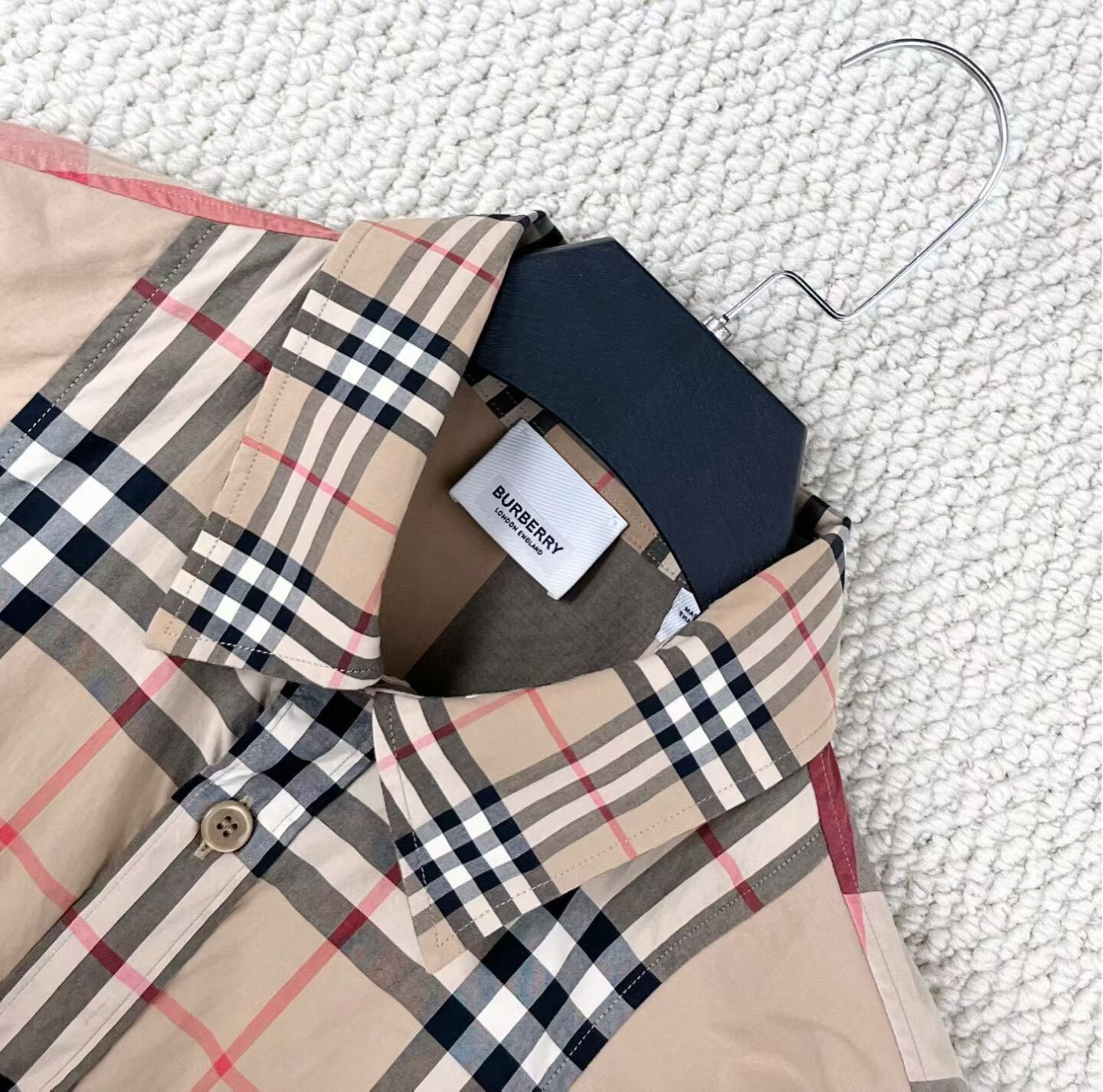 Burberry Burberry Red Check Shirt Jacket Size US M / EU 48-50 / 2 - 3 Thumbnail