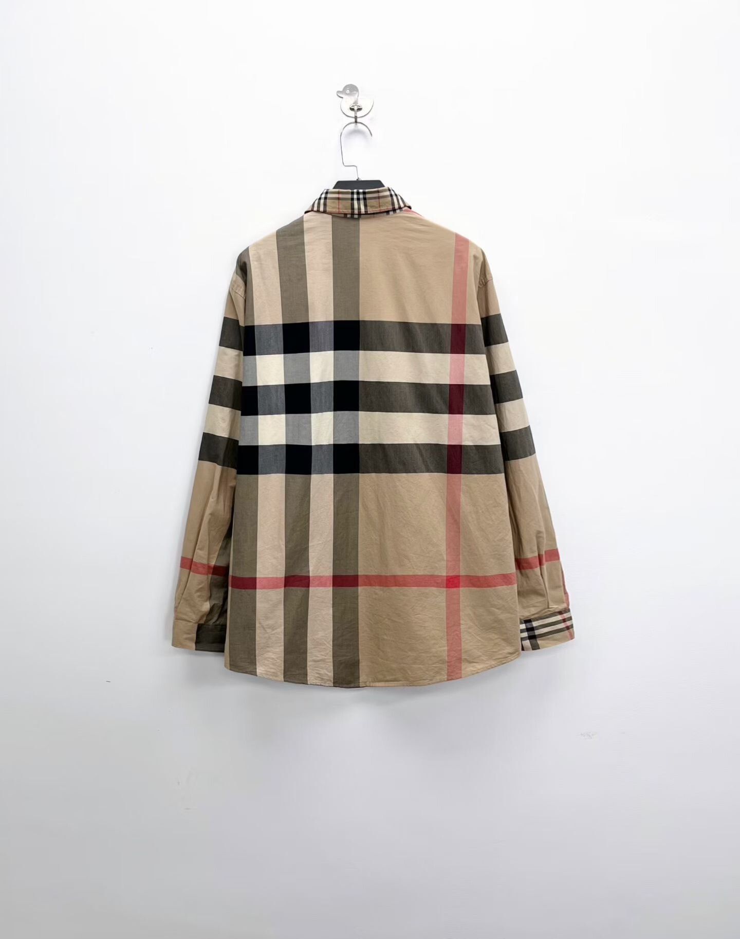 Burberry Burberry Red Check Shirt Jacket Size US M / EU 48-50 / 2 - 2 Thumbnail