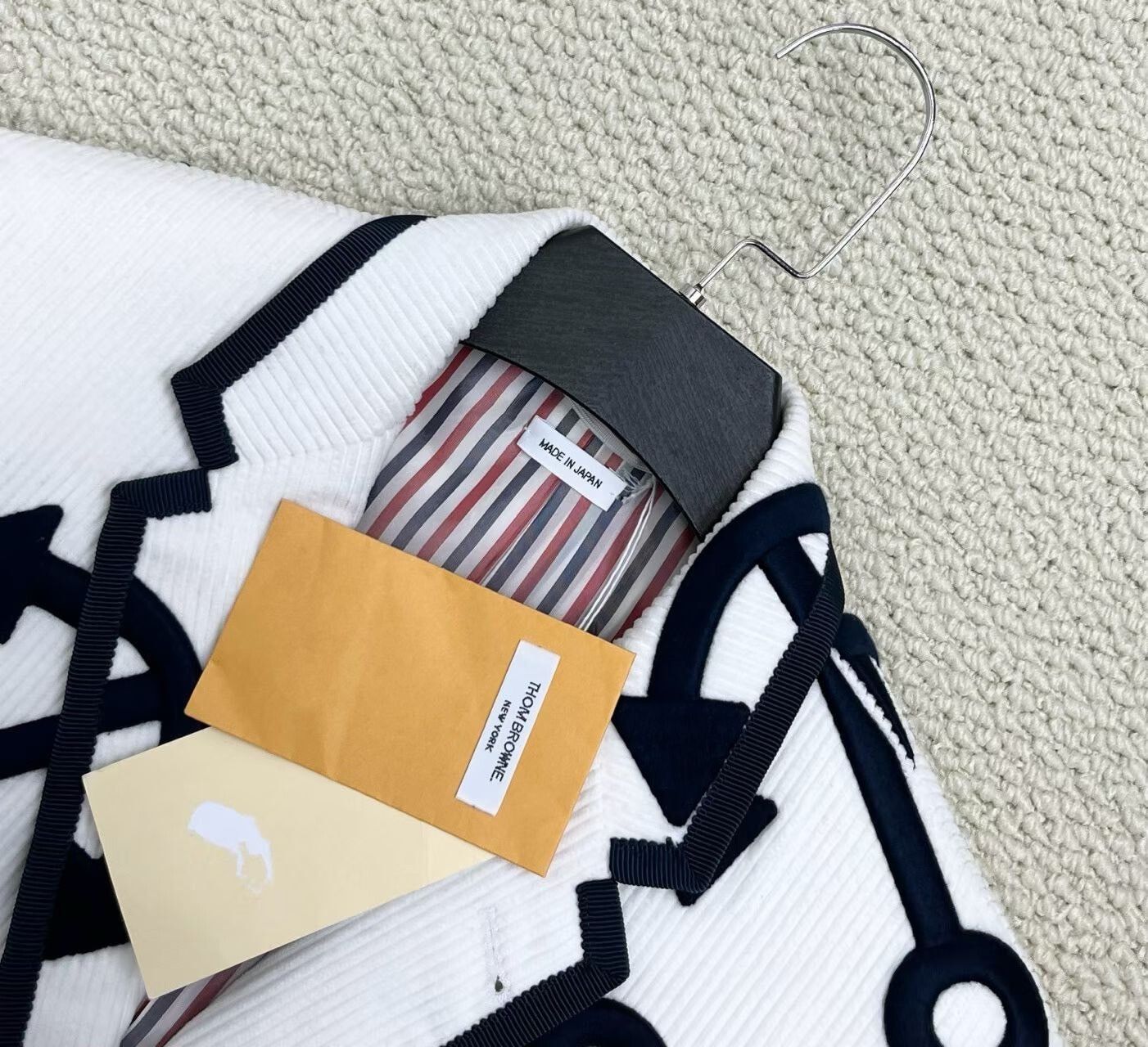Thom Browne Thom Browne Corduroy Stripe Anchor Logo Blazer Size US M / EU 48-50 / 2 - 3 Thumbnail