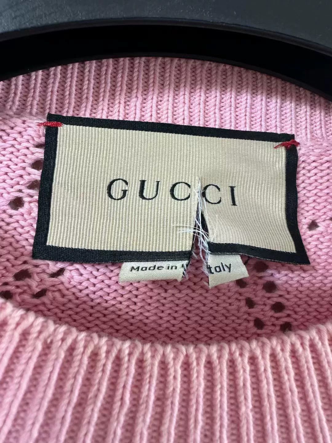 Gucci Gucci Pink Diamond Pattern Short Sleeve Size S / US 4 / IT 40 - 3 Thumbnail