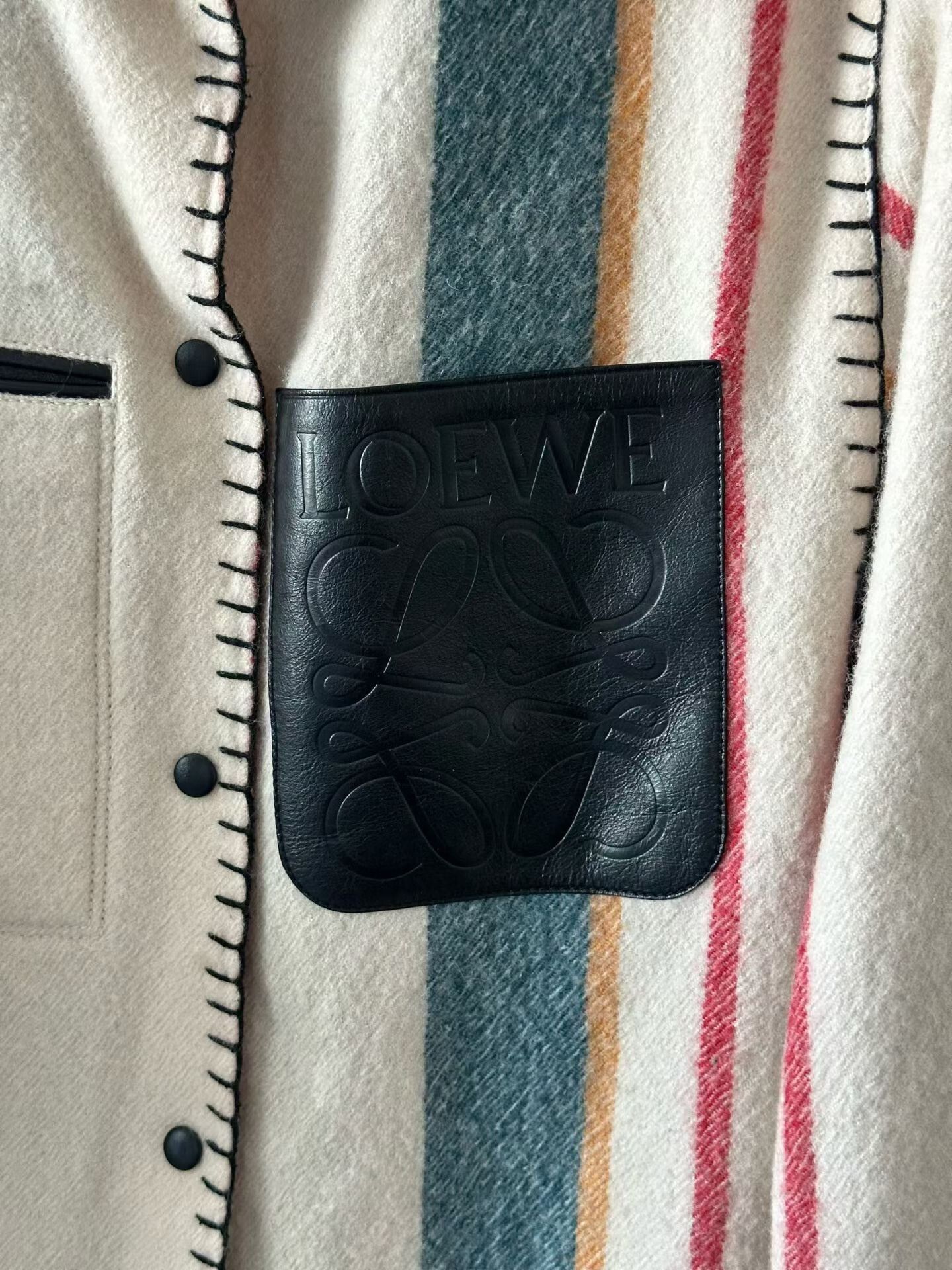 Loewe Loewe Leather Label Wool Coat Size XS / US 0-2 / IT 36-38 - 3 Thumbnail
