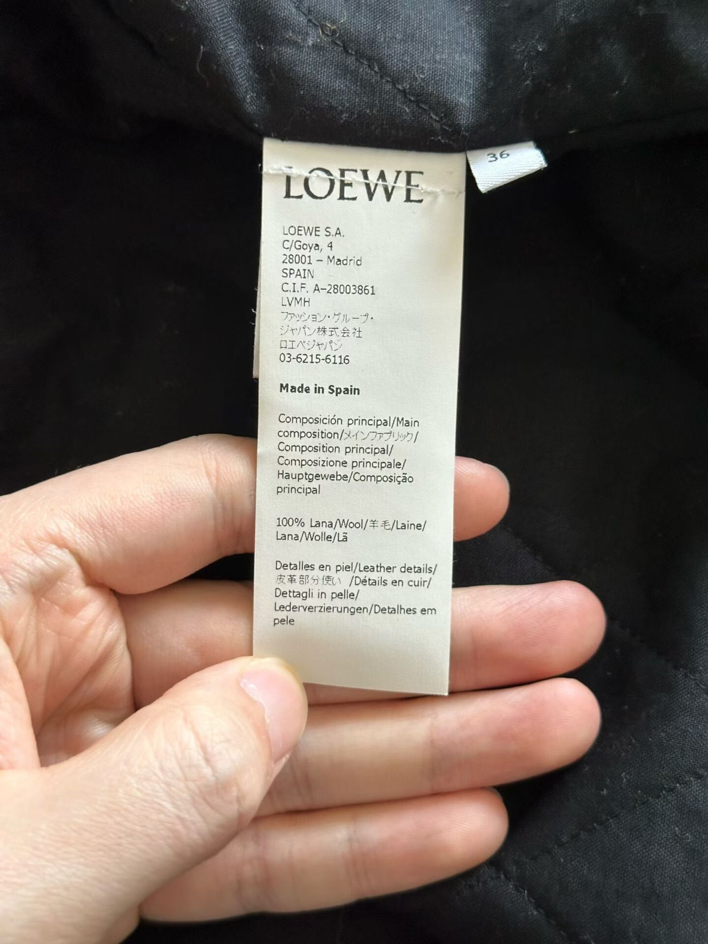 Loewe Loewe Leather Label Wool Coat Size XS / US 0-2 / IT 36-38 - 5 Thumbnail