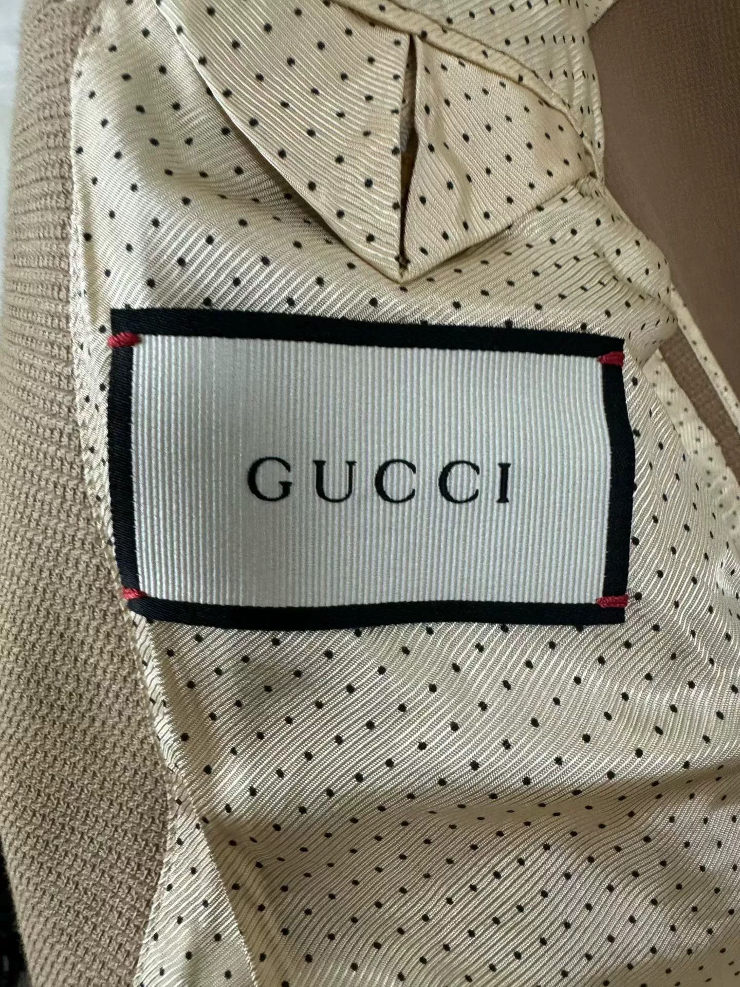 Gucci Gucci Men's Single-Breasted Lapel Suit Jacket Size US M / EU 48-50 / 2 - 3 Thumbnail