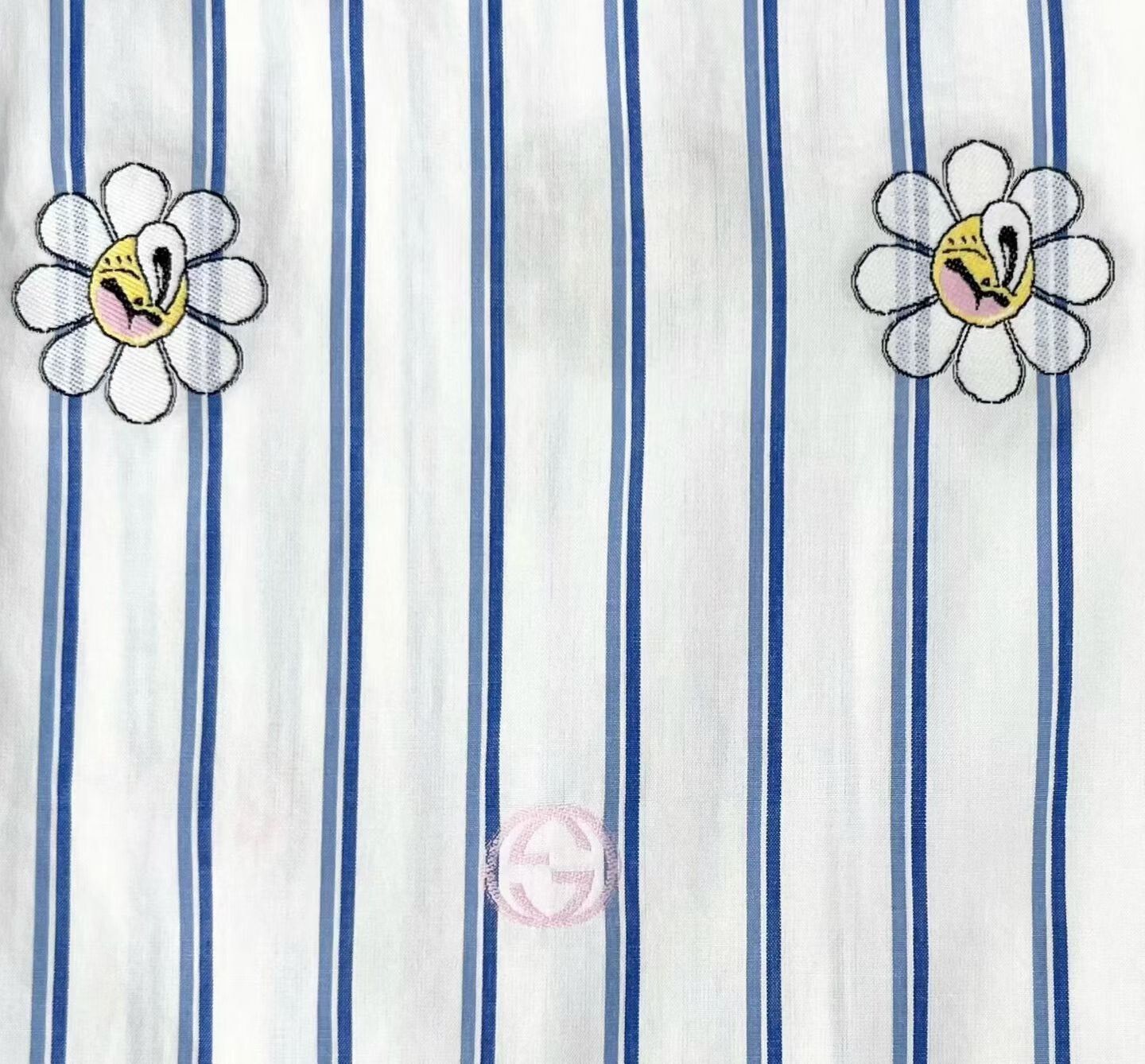 Gucci Gucci SS24 Blue Striped Daisy Jacket Size S / US 4 / IT 40 - 5 Thumbnail