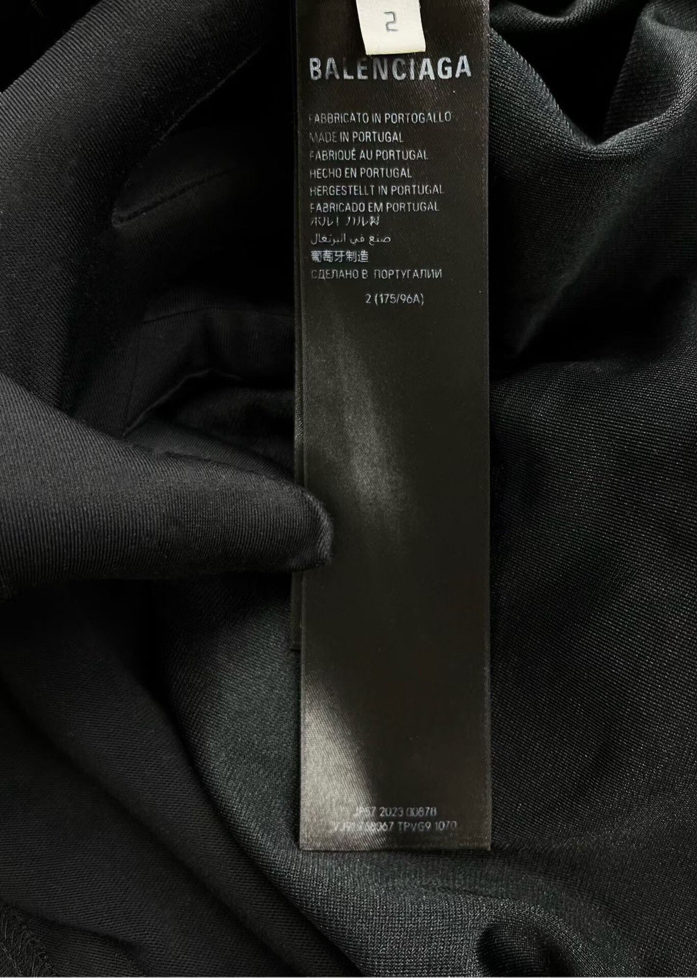 Balenciaga Balenciaga FW23 Black Embroidered Logo Hoodie Size US M / EU 48-50 / 2 - 7 Thumbnail