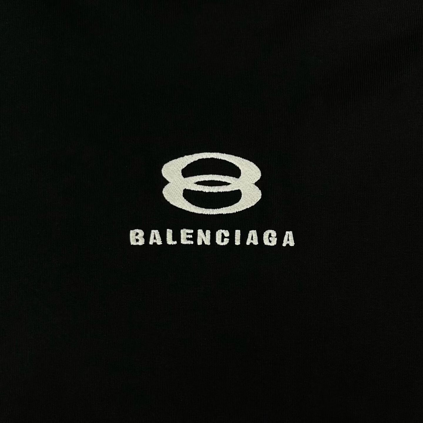 Balenciaga Balenciaga FW23 Black Embroidered Logo Hoodie Size US M / EU 48-50 / 2 - 4 Thumbnail