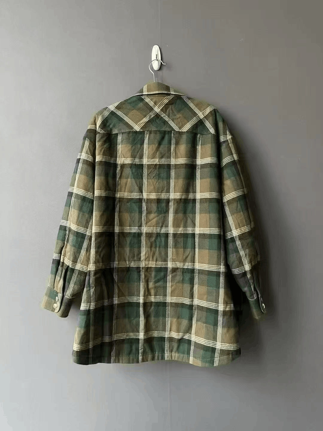 Celine Celine Plaid Triomphe Gold Buckle Padded Jacket Size S / US 4 / IT 40 - 2 Thumbnail
