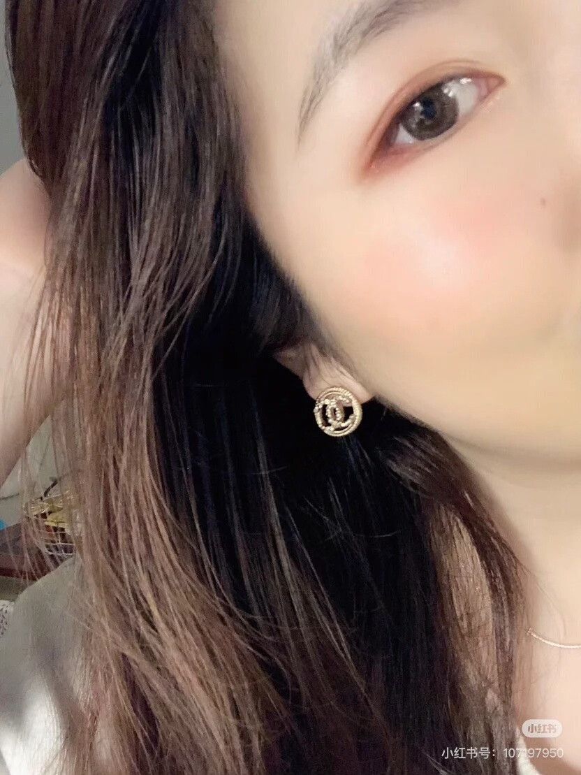 Chanel Chanel Double C Pearl Crystal Button Earrings Size ONE SIZE - 4 Thumbnail