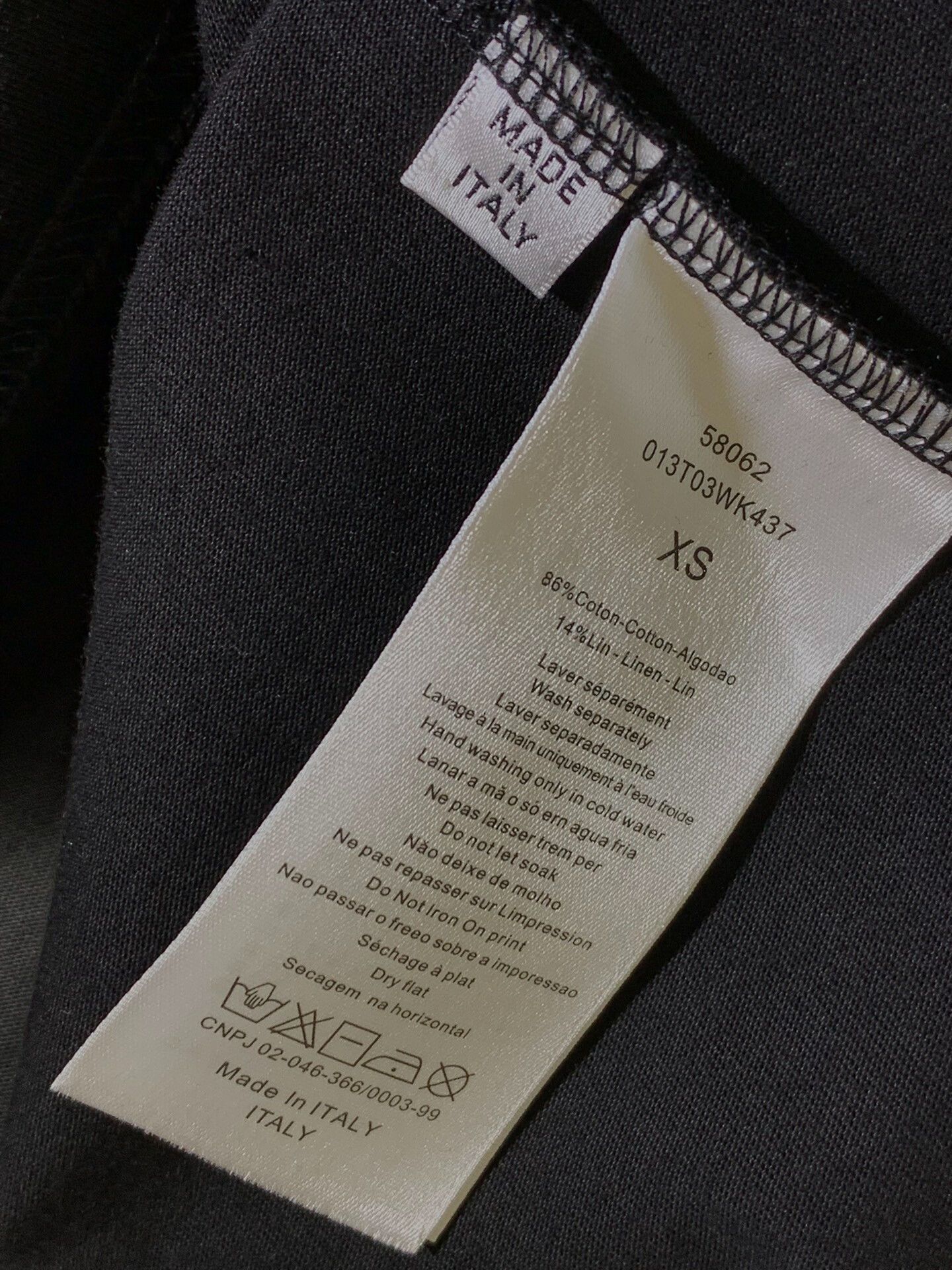 Dior DIOR Men's Summer Crew Neck T-Shirt Size US XS / EU 42 / 0 - 7 Thumbnail