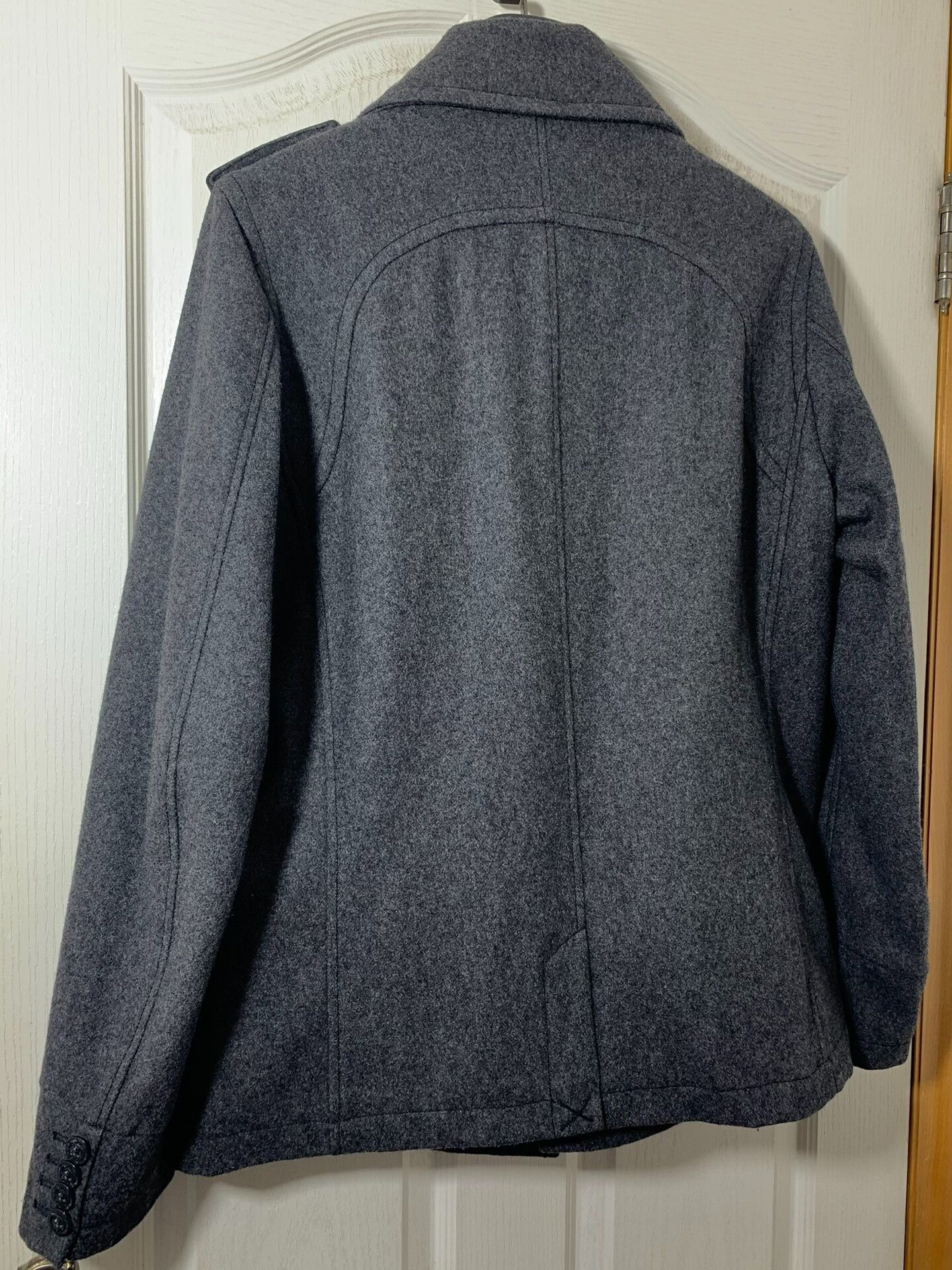 Diesel DIESEL Men's Wool Windbreaker Coat Size US L / EU 52-54 / 3 - 8 Thumbnail