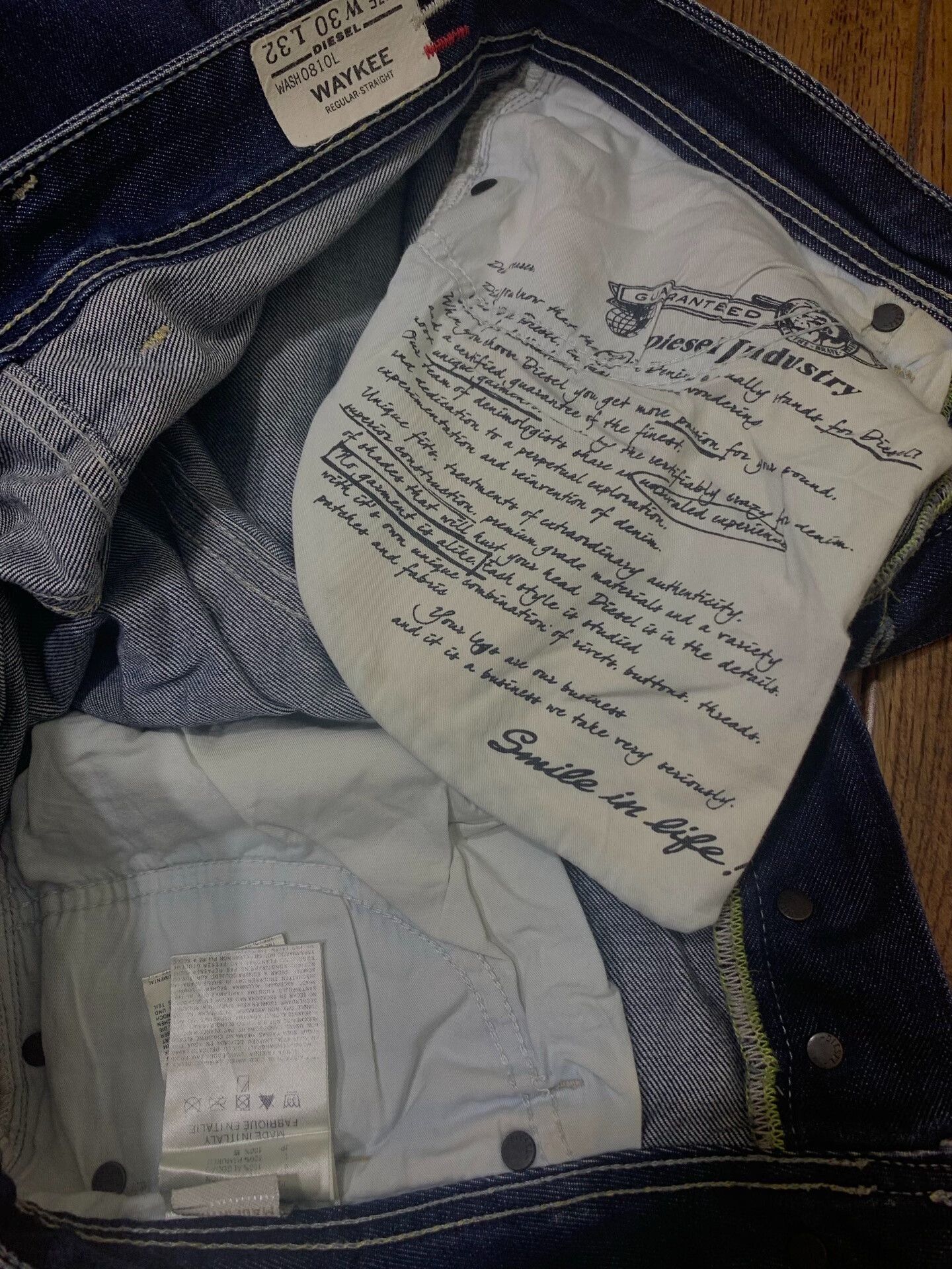 Diesel Diesel Men's Washed Vintage Gradient Jeans Size US 30 / EU 46 - 5 Thumbnail