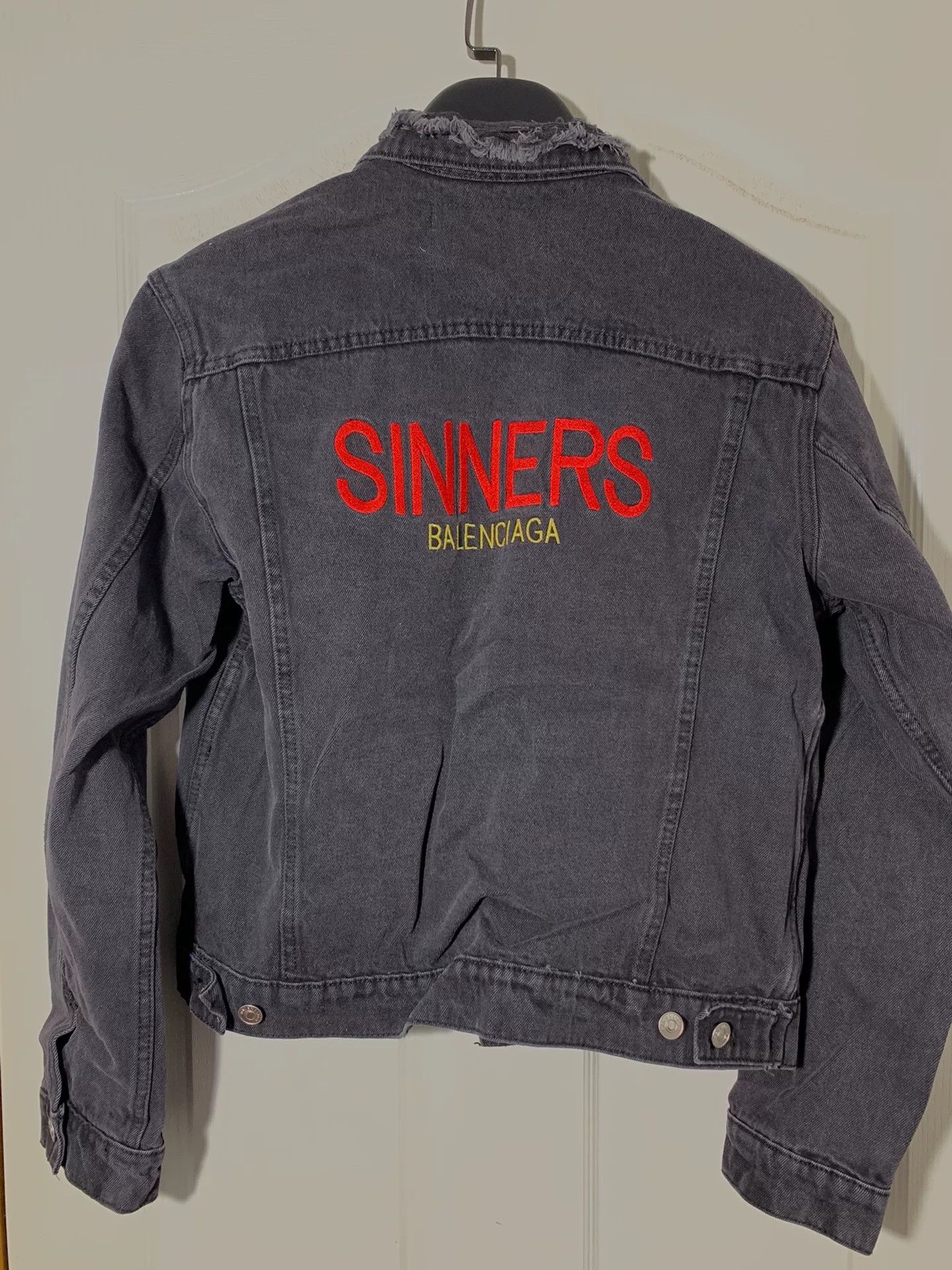 Balenciaga BALENCIAGA Men's Denim Casual Jacket Size US M / EU 48-50 / 2 - 4 Thumbnail