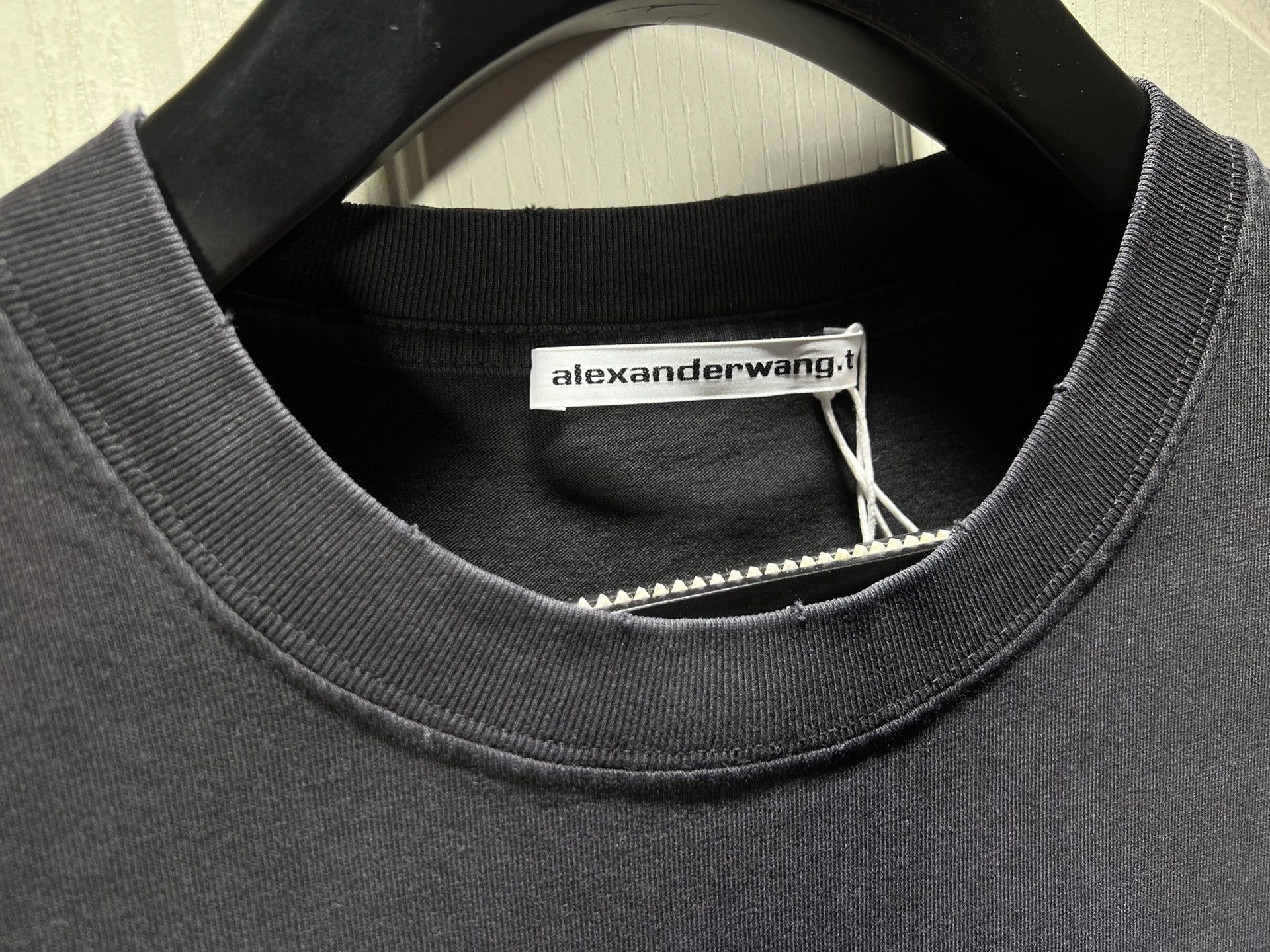 Alexander Wang Alexander Wang Men's Washed Distressed T-Shirt Size US L / EU 52-54 / 3 - 2 Thumbnail