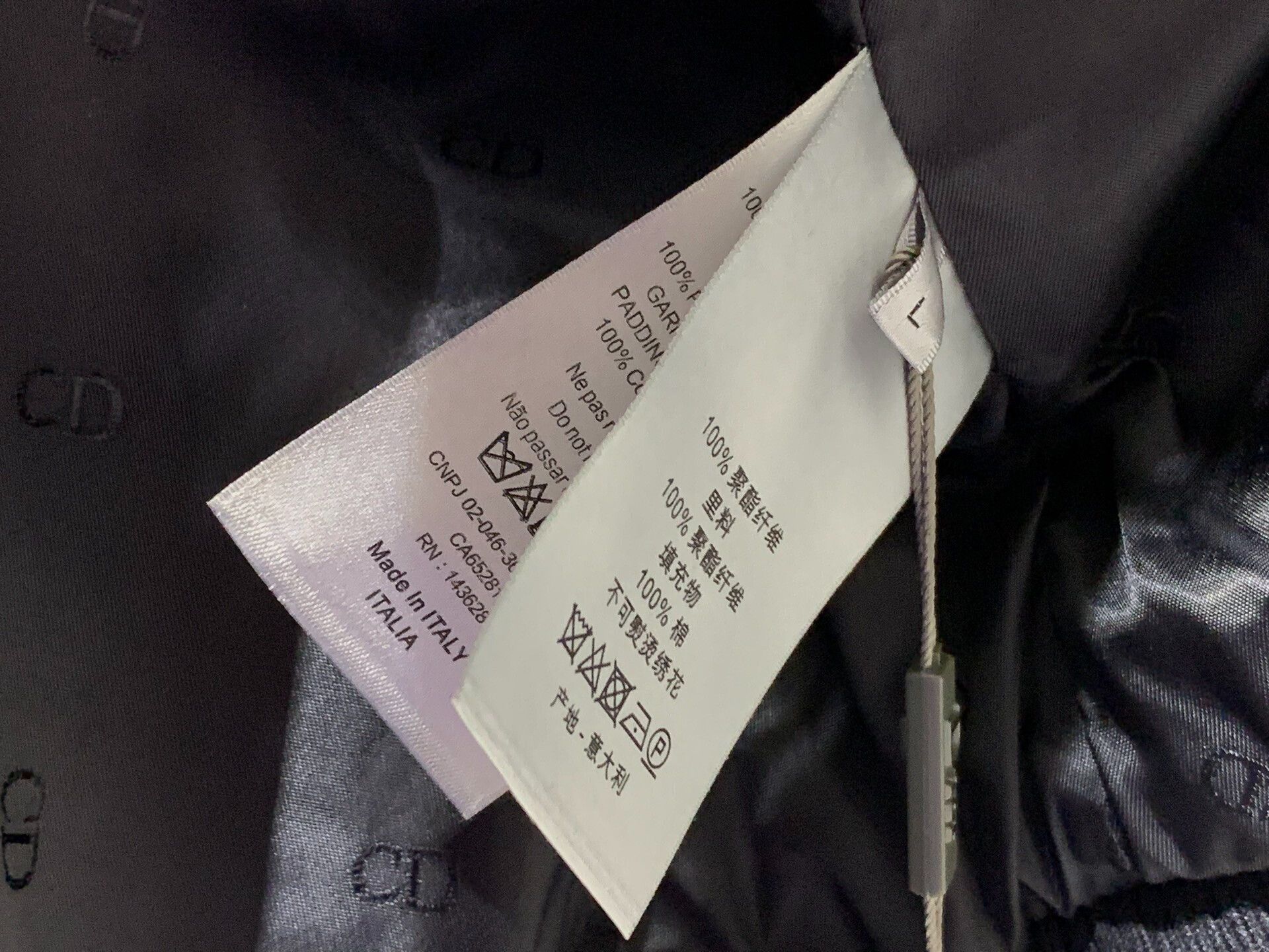 Dior Dior Men's Winter Cotton Jacket Size US M / EU 48-50 / 2 - 7 Thumbnail
