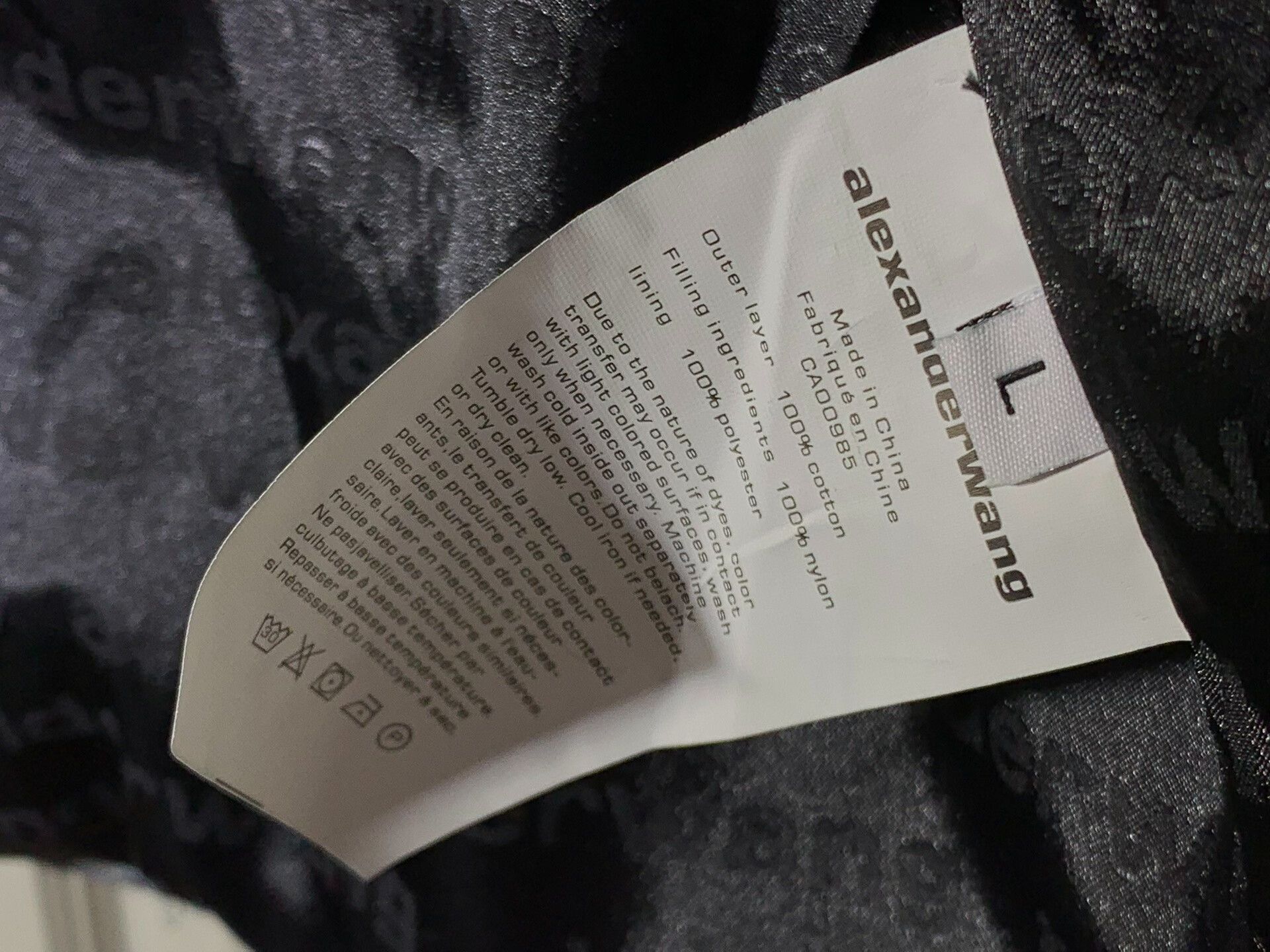 Alexander Wang Alexander Wang Men's Winter Cotton Coat Size US L / EU 52-54 / 3 - 8 Thumbnail