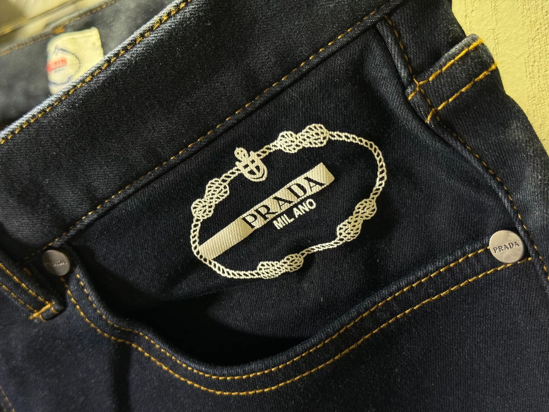 Prada Prada Men's Winter Fleece Jeans Size US 33 - 3 Thumbnail