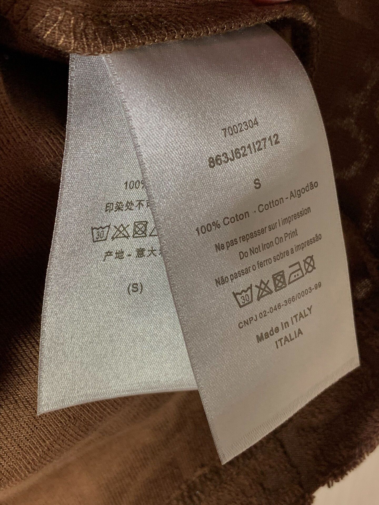 Dior Dior Men's Knit Short-Sleeve T-Shirt Size US S / EU 44-46 / 1 - 8 Thumbnail