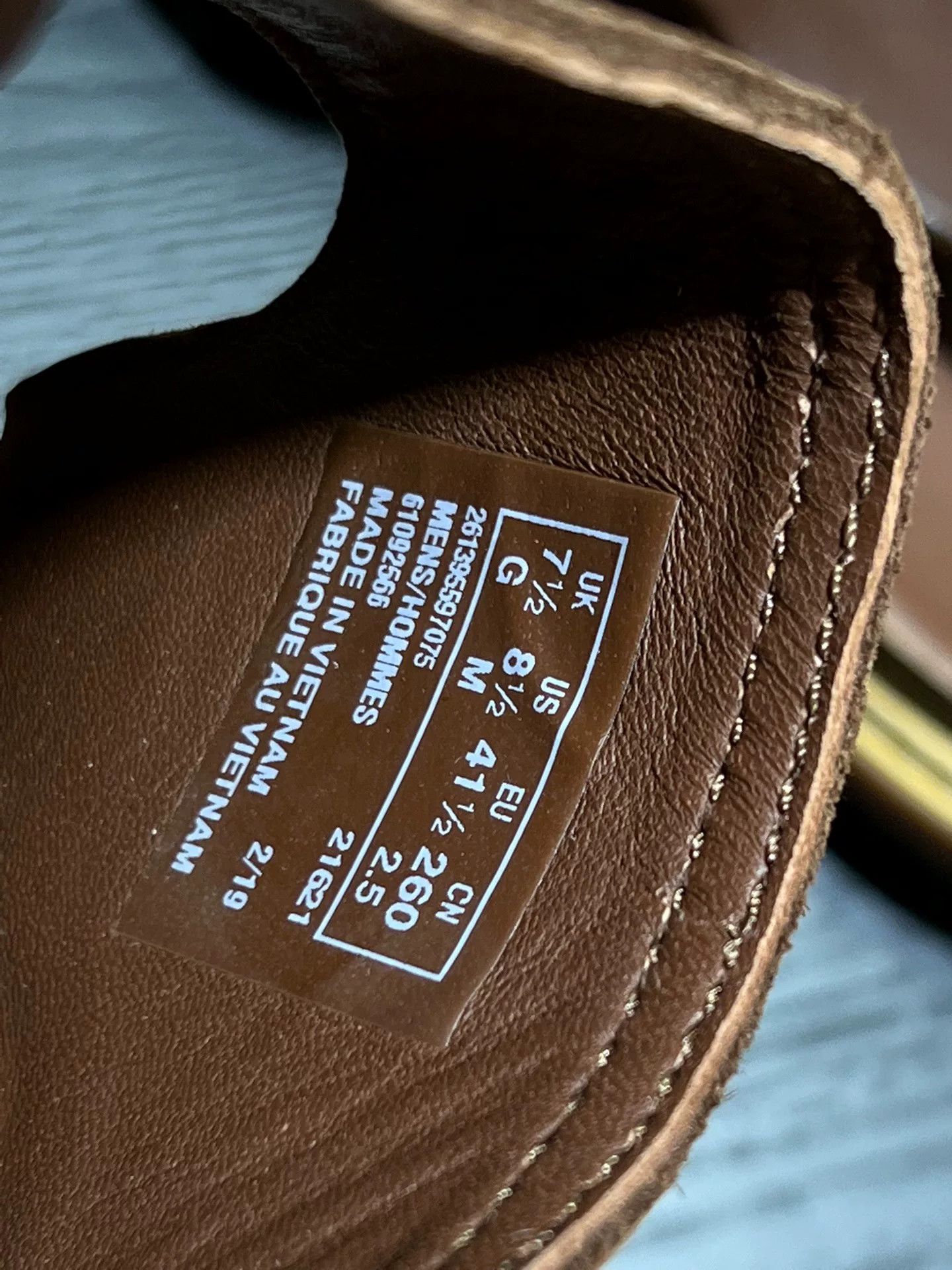 Clarks Clarks Men's T-Strap Genuine Leather Slippers Size US 8.5 / EU 41-42 - 4 Thumbnail