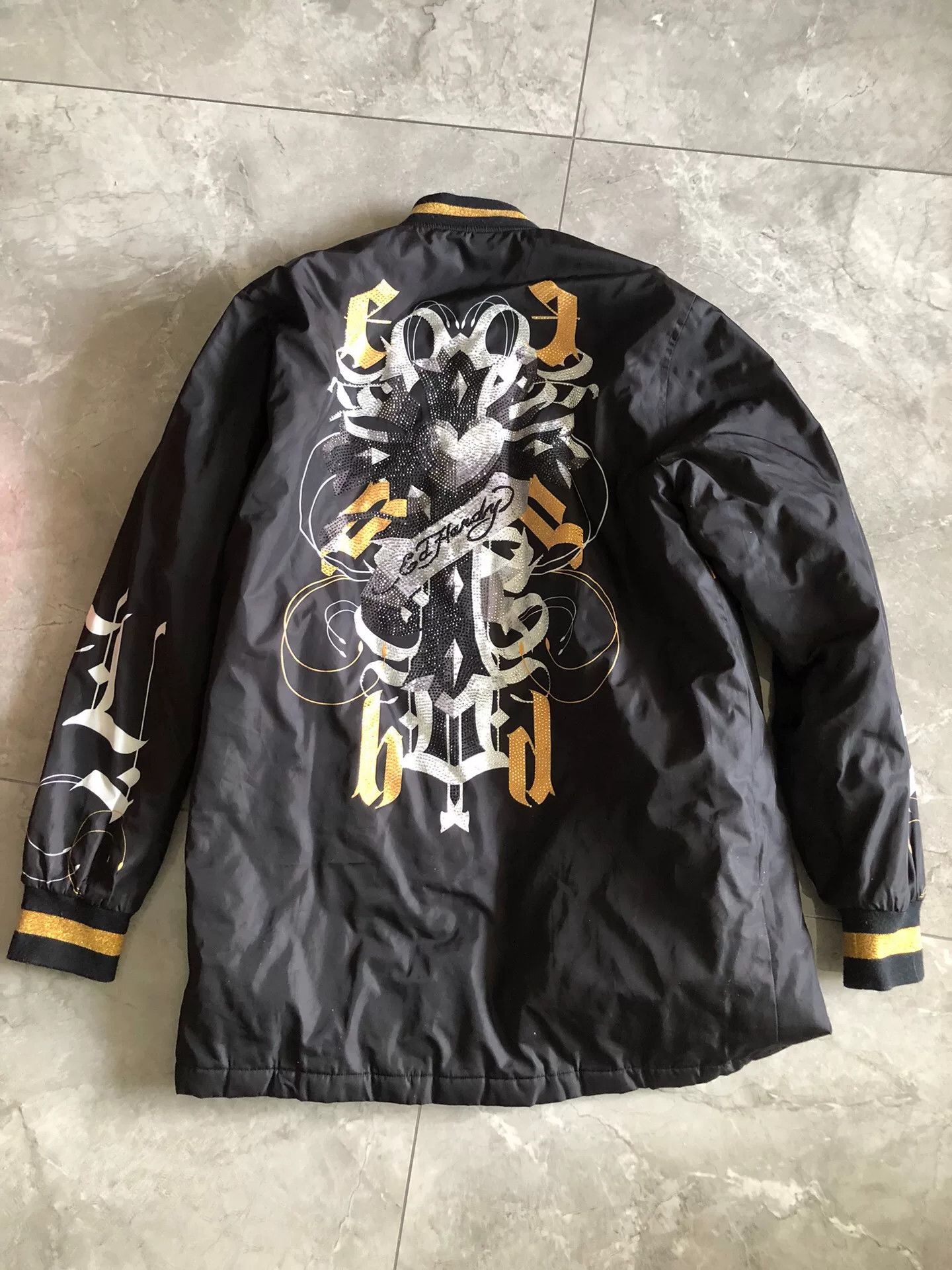 Ed Hardy Ed Hardy Mid-Length Padded Coat Size US M / EU 48-50 / 2 - 2 Thumbnail
