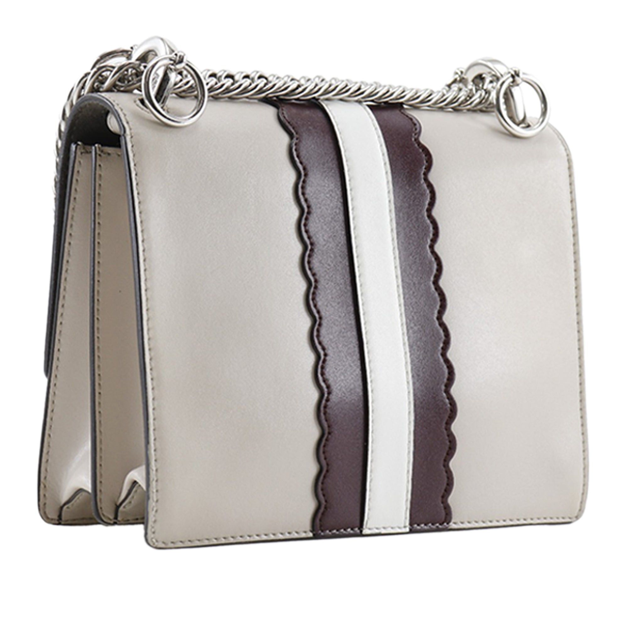 Fendi Vitello Liberty Lucido Catalan Small Mirror Hypnoteyes Studded Kan I Crossbody Size ONE SIZE - 3 Thumbnail